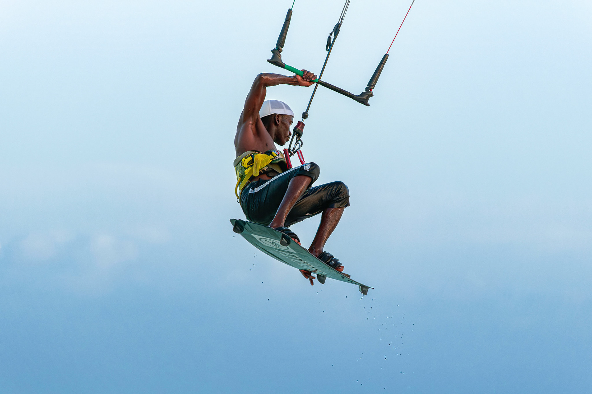 A local kite surfer – Paje Beach, Zanzibar, Tanzania