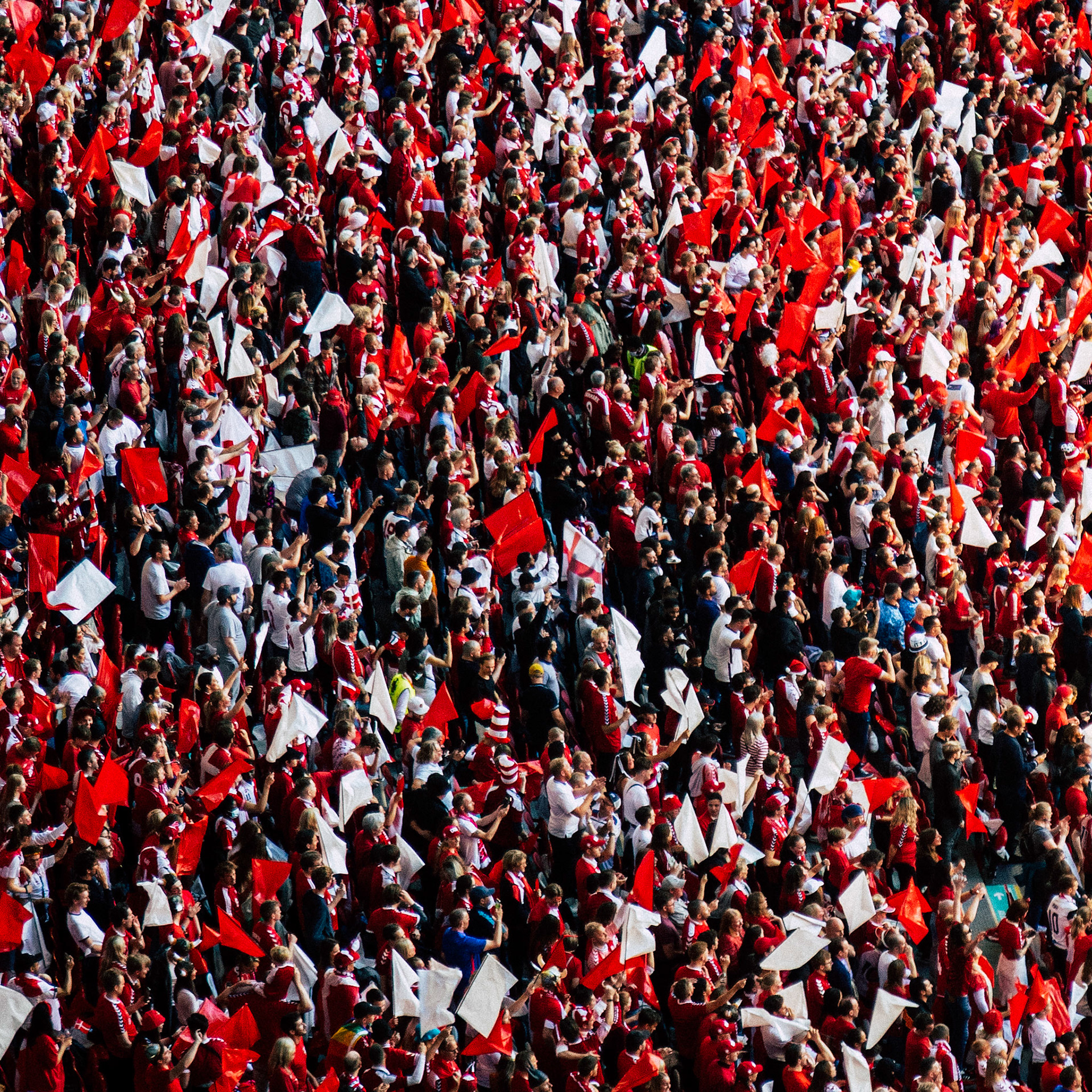 England fans – England vs Denmark – Euro 2020 – Wembley Stadium, London UK