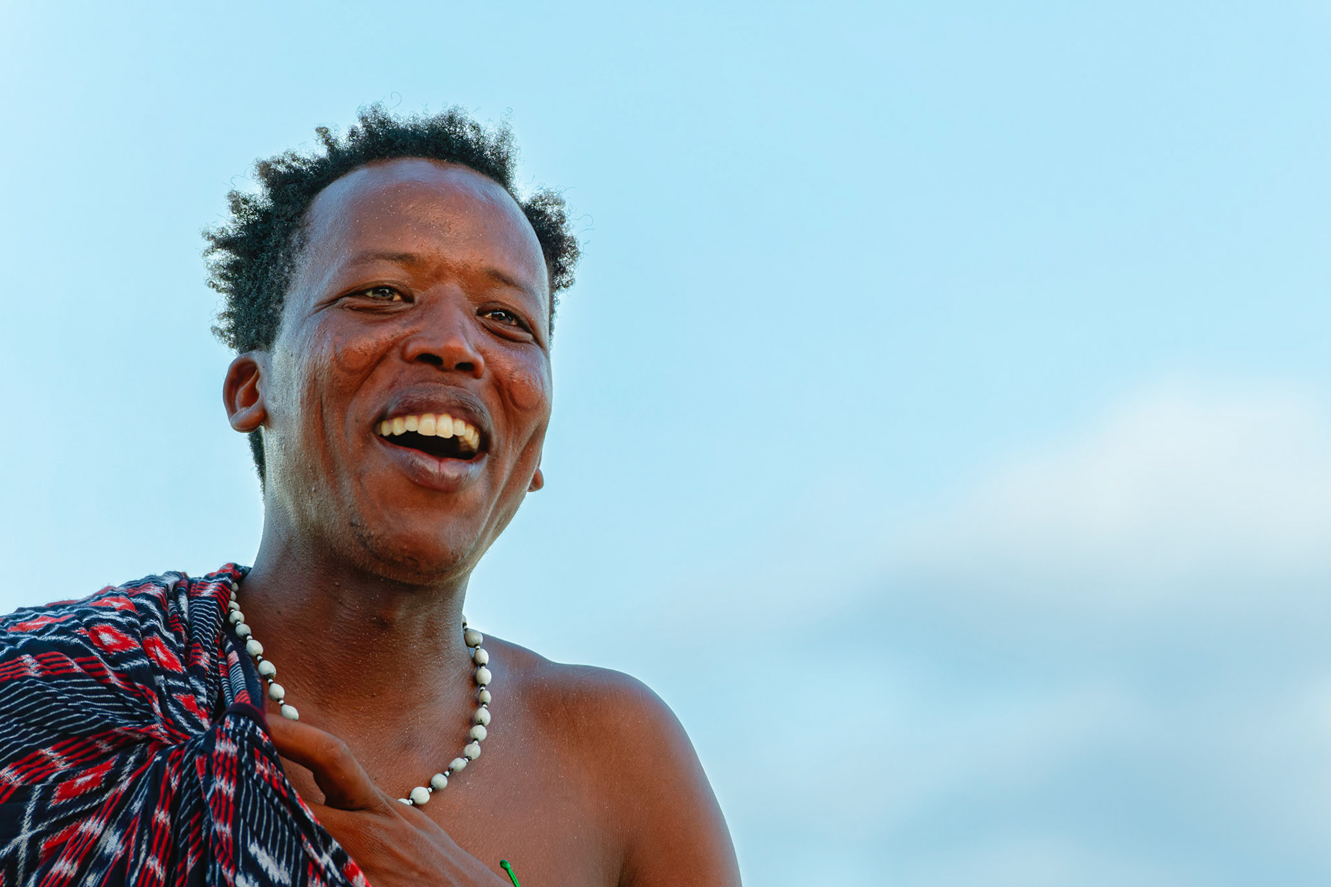 A Maasai man – Paje Beach, Zanzibar, Tanzania