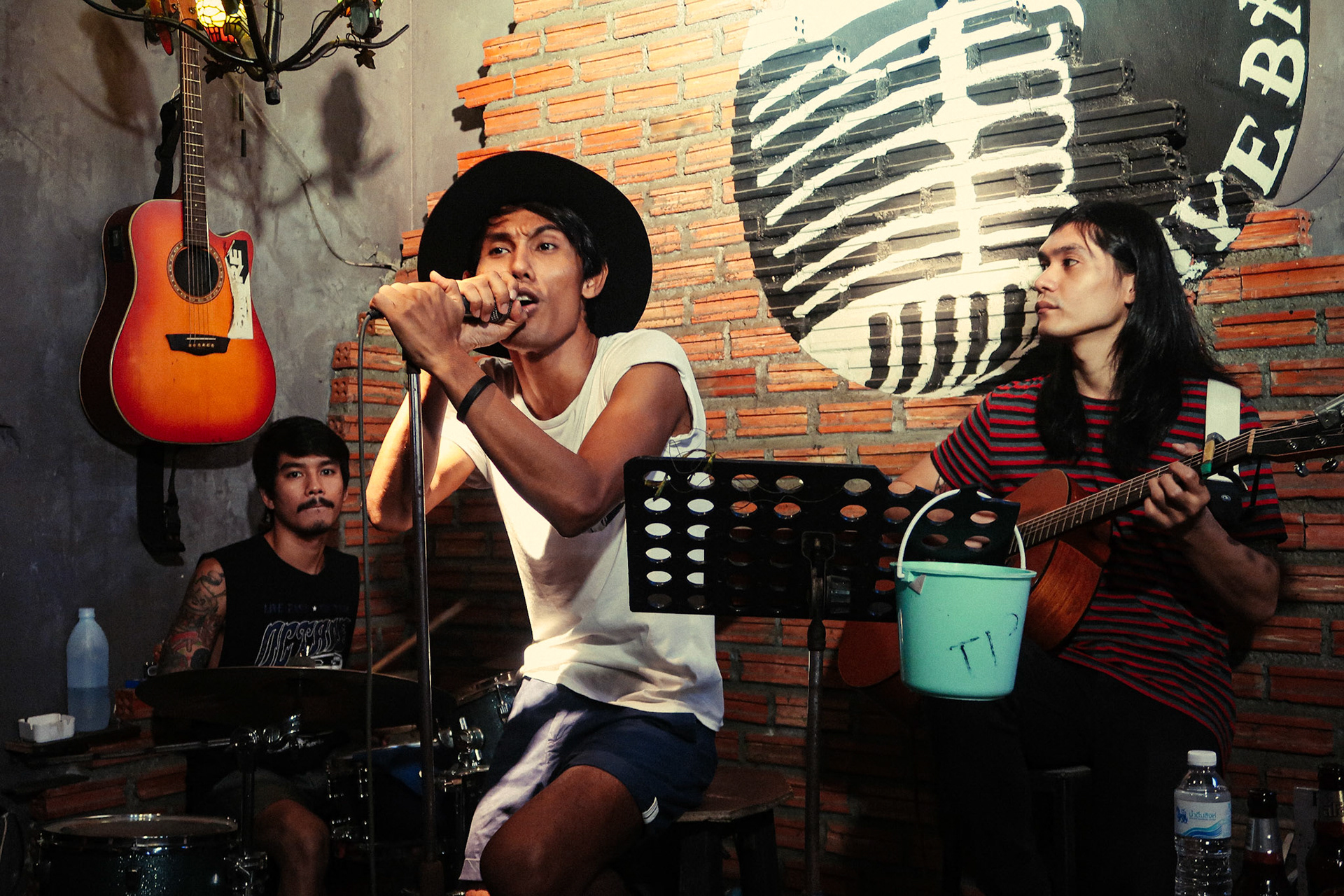 A singer and his band  – Phi Phi Island, Thailand