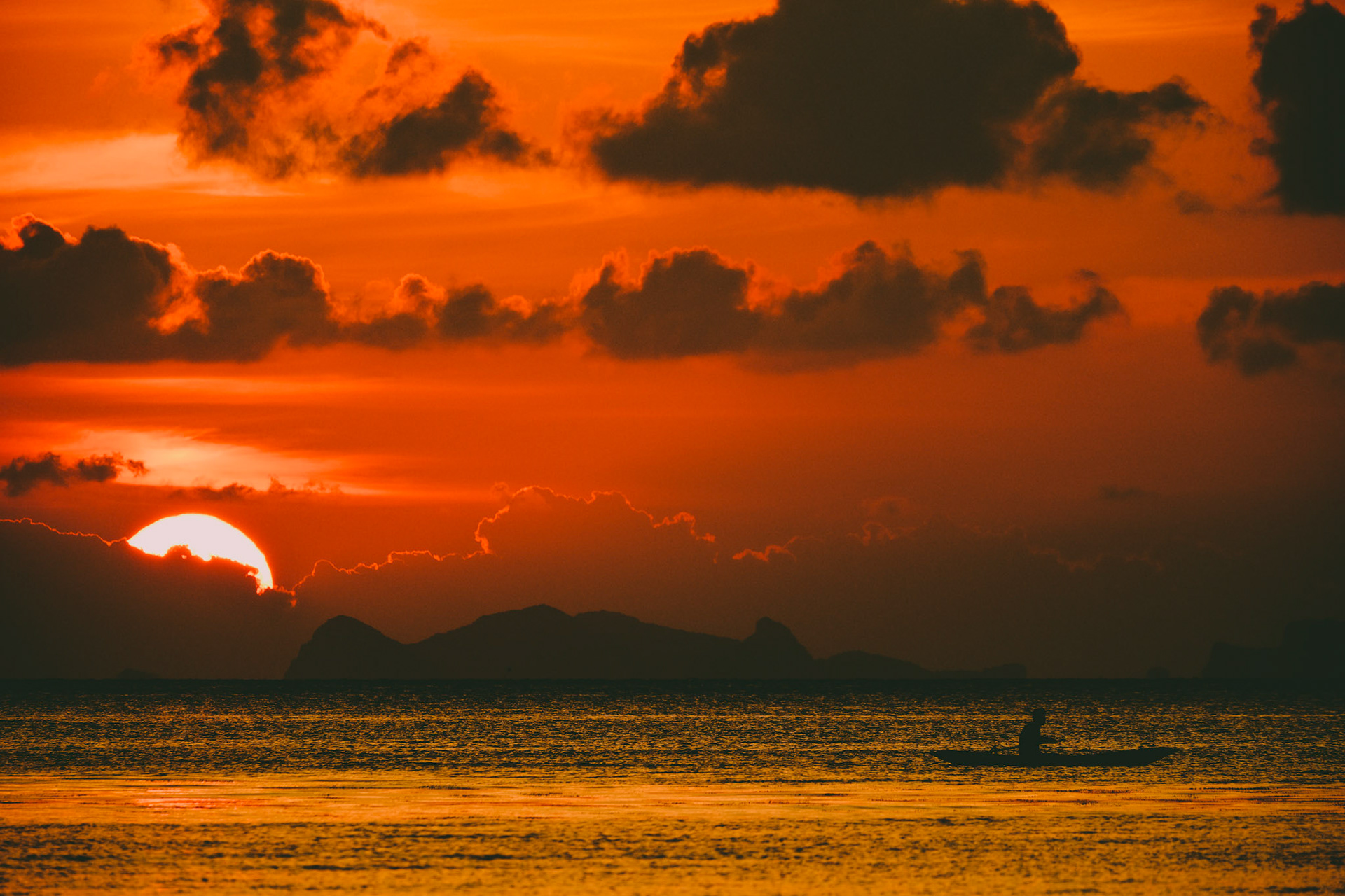 A general view of sunset – Ko Pha-ngan, Thailand