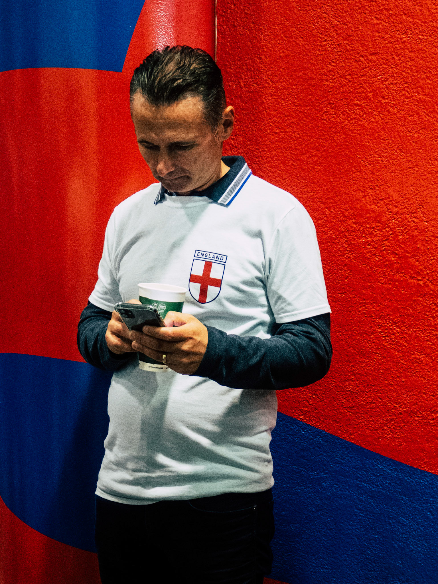 England fan – England vs Denmark – Euro 2020 – Wembley Stadium, London UK