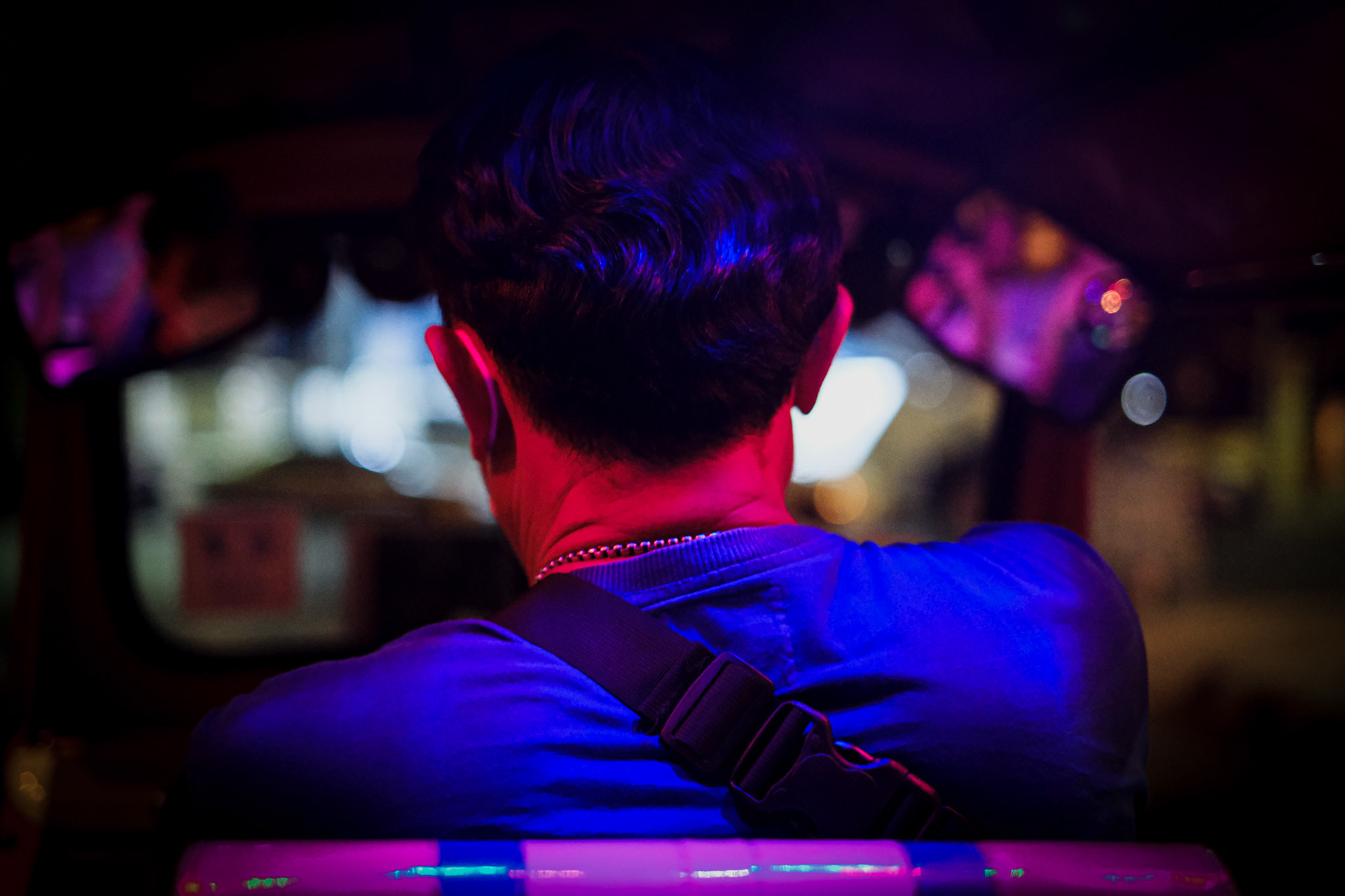 A general view of a tuk tuk driver – Bangkok, Thailand