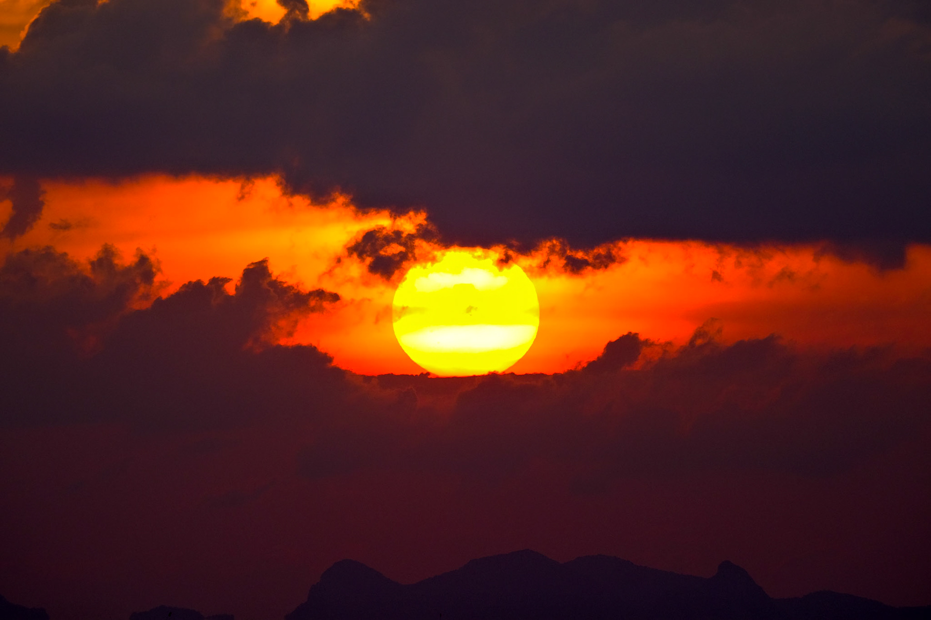 A general view of sunset – Ko Pha-ngan, Thailand