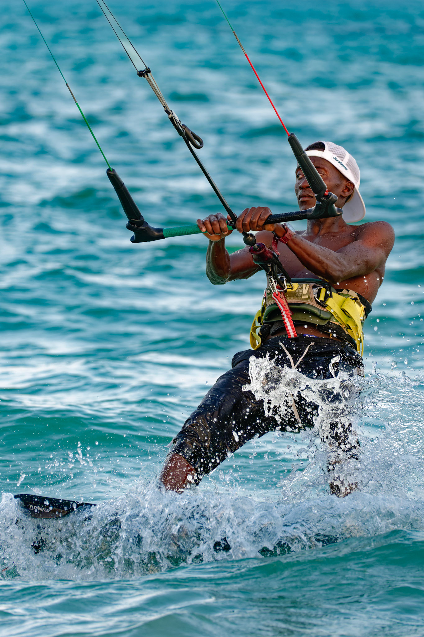 A local kite surfer – Paje Beach, Zanzibar, Tanzania