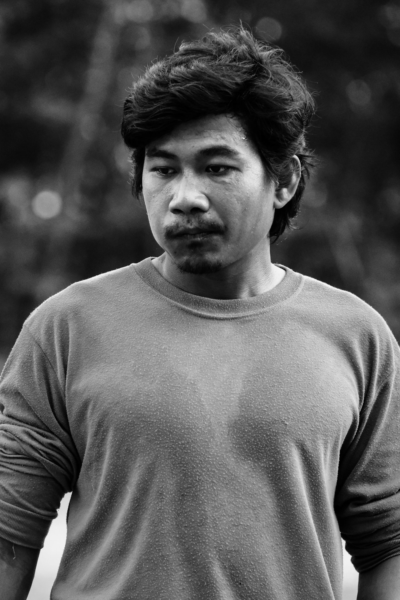 A man plays football – Ko Pha-ngan, Thailand