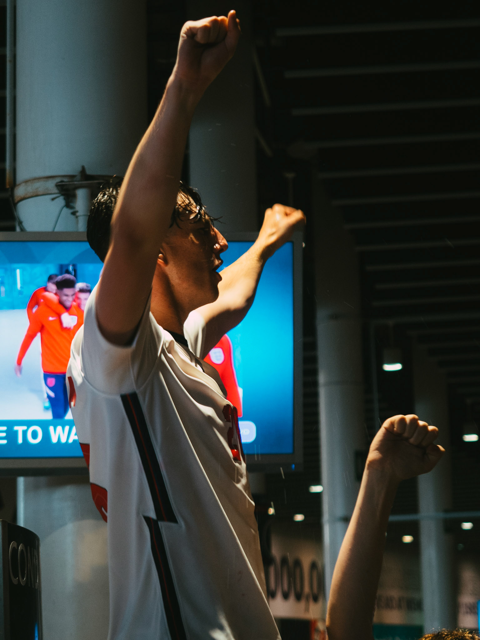 England fans ahead of the match – England vs Germany – Euro 2020 – Wembley Stadium, London UK