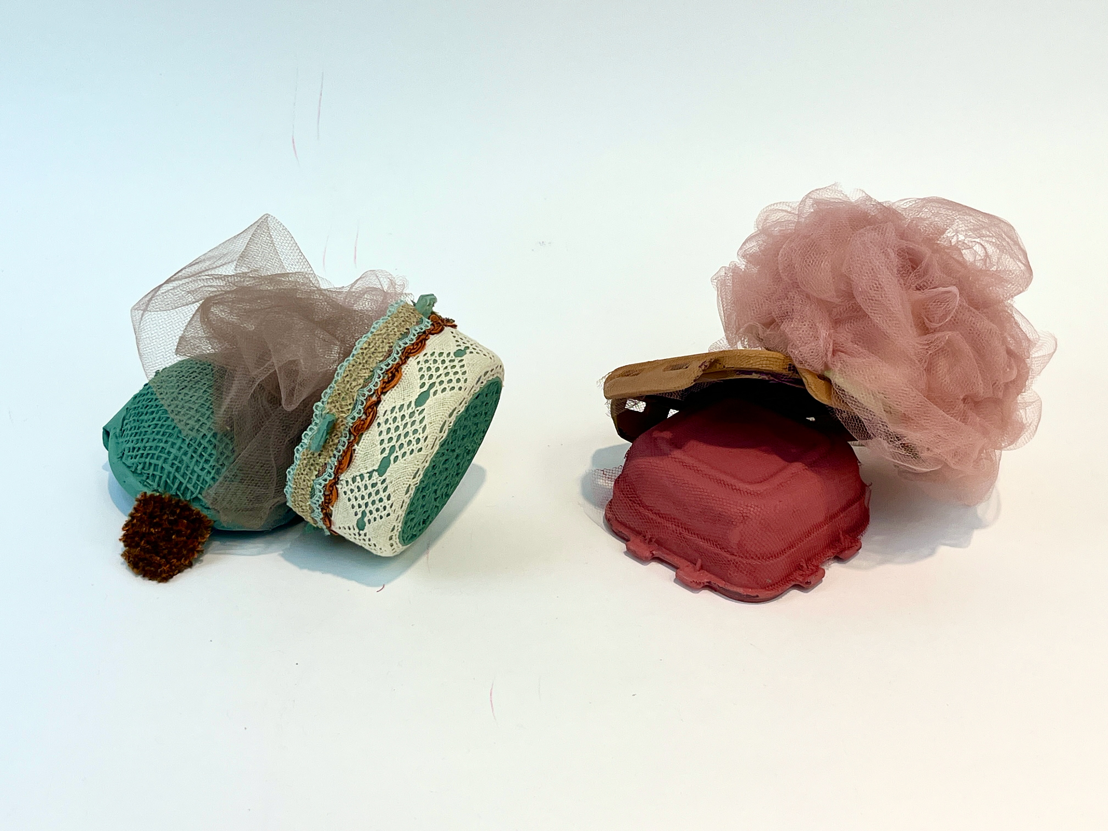 Material Alteration Assignment, Recycled materials, Alicia C., Art 210: 3D Design, Spring 2025