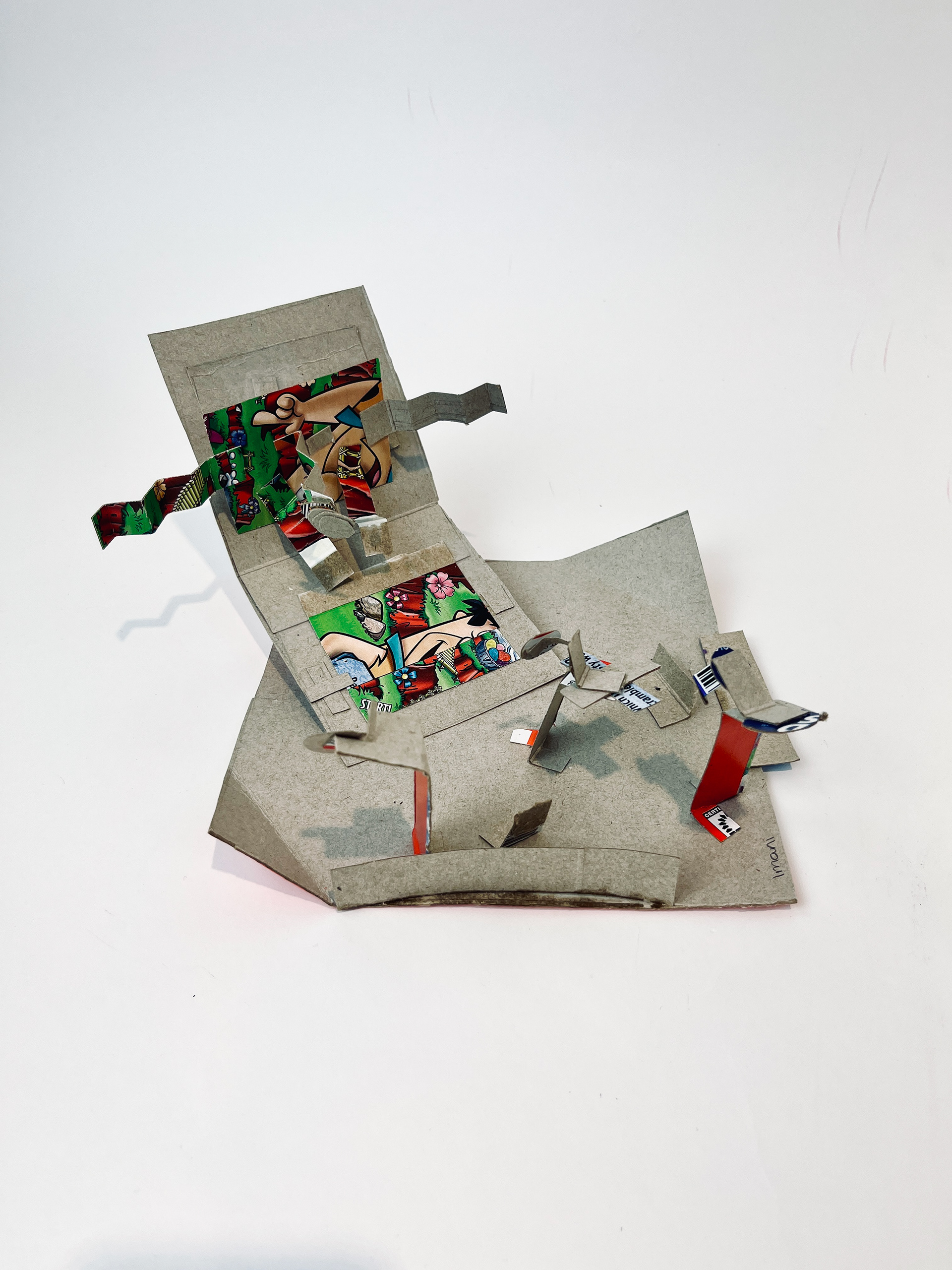 Planar Design Prototype, Imani D., Art 210: 3D Design, Spring 2025