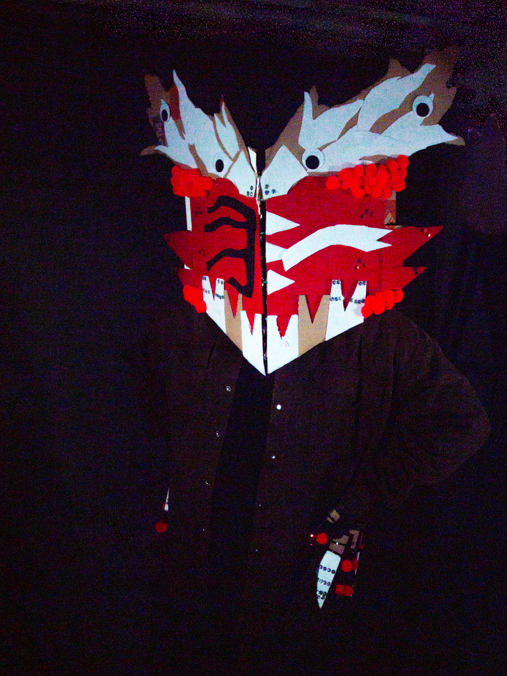 Mask, Cardboard, Adonay C., Art 210: 3D Design, Spring 2025