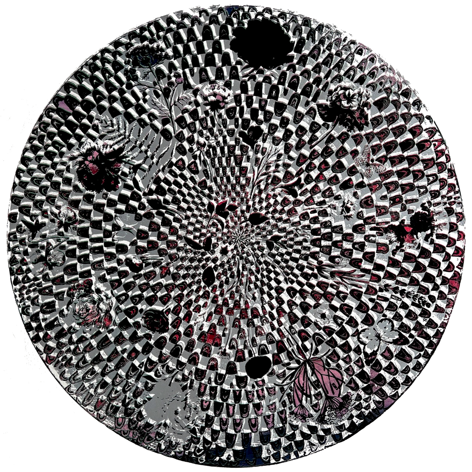 Winter Mandala, Silver & Black (3)