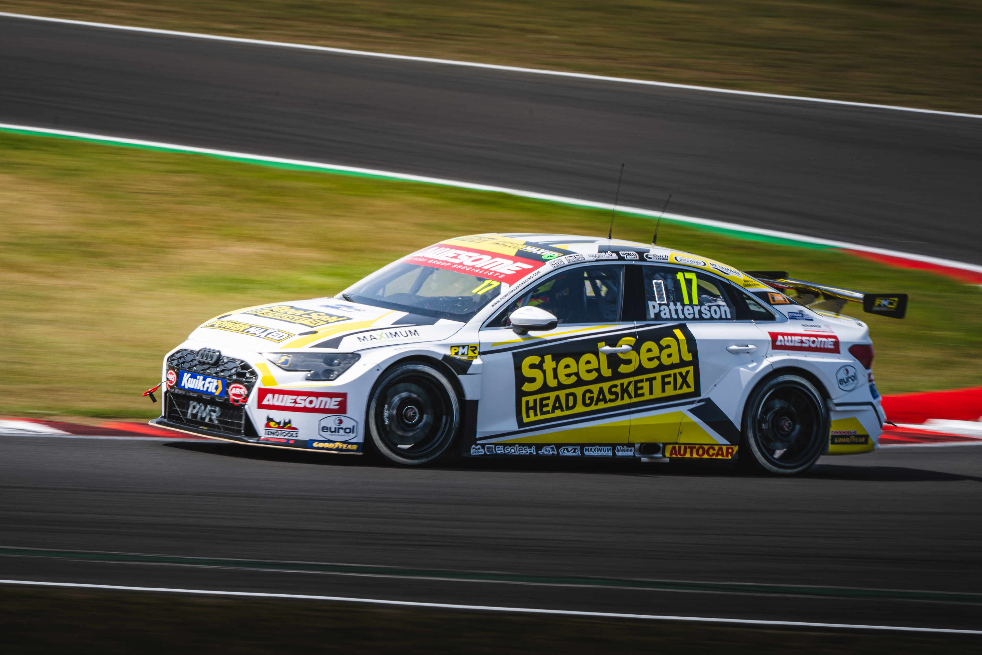 #17 Dexter Patterson - Steel Seal with Power Maxxed Racing - Audi A3 Saloon