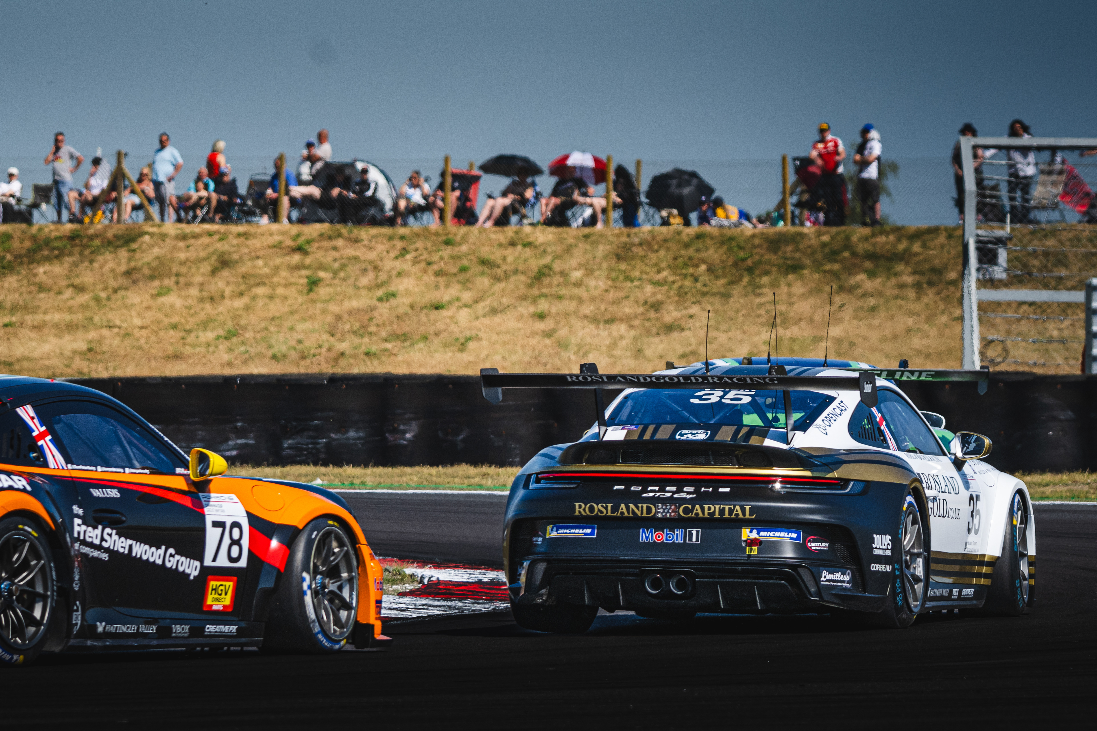 #35 Callum Voisin - Rosland Gold by Century Motorsport - Snetterton 300 - Porsche Carwow Carrera Cup GB