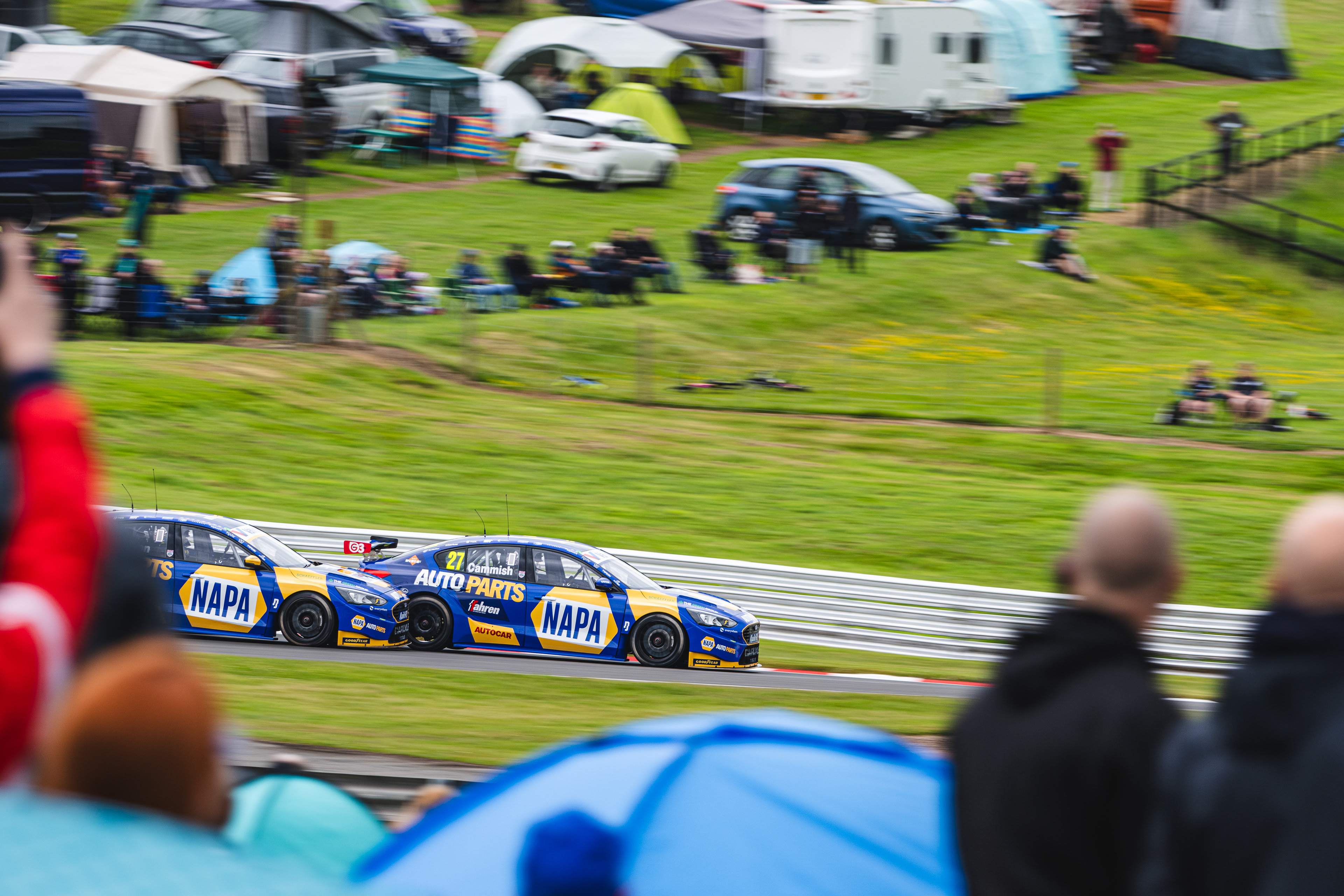 #27 Dan Cammish & #116 Ash Sutton - NAPA Racing UK - Ford Focus Titanium
