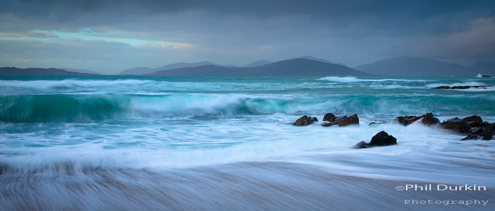 Rolling Waves At Bagh Steinigidh Beach, Isle of Harris