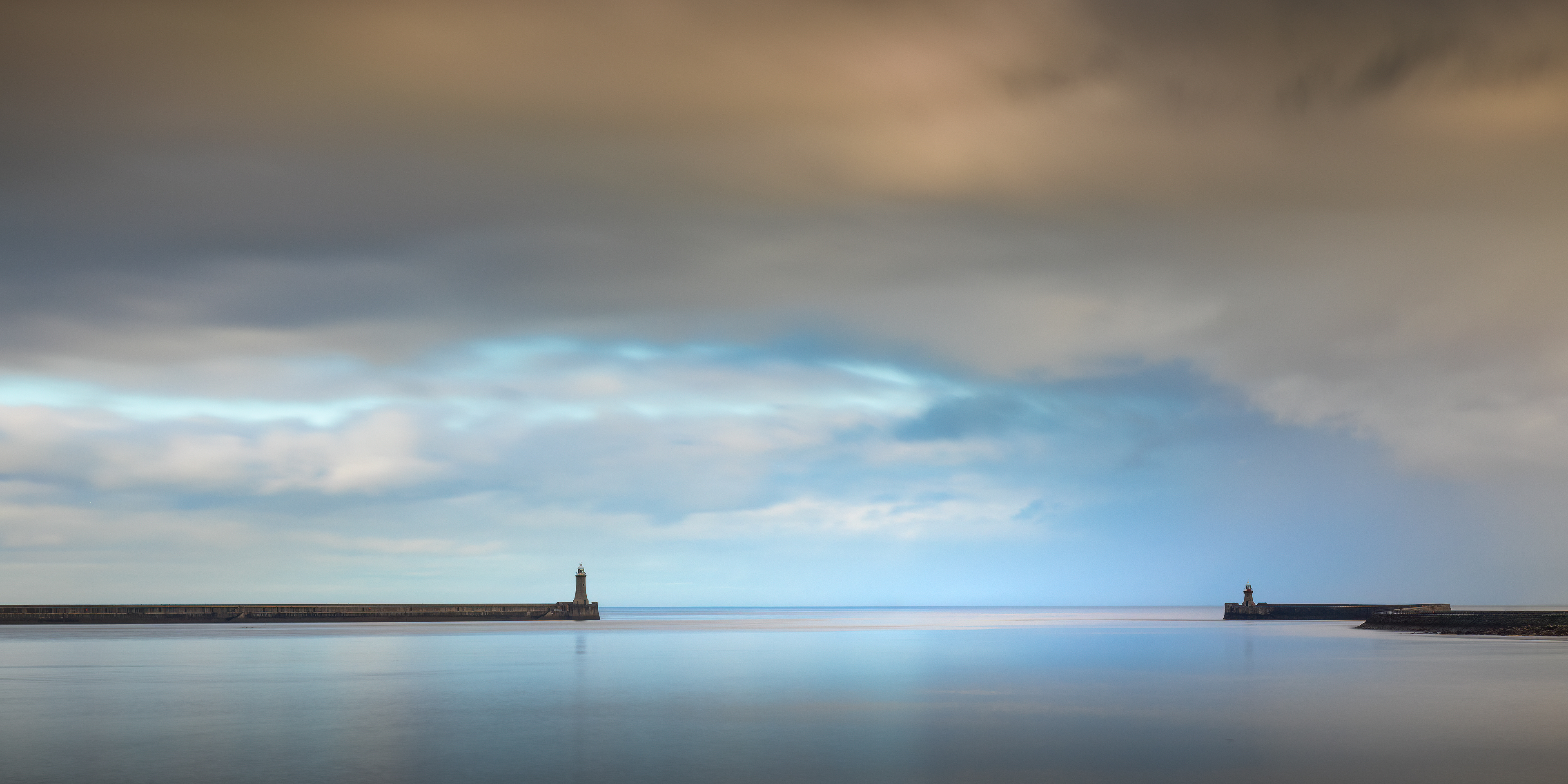 Two Tynemouth Lighthouses