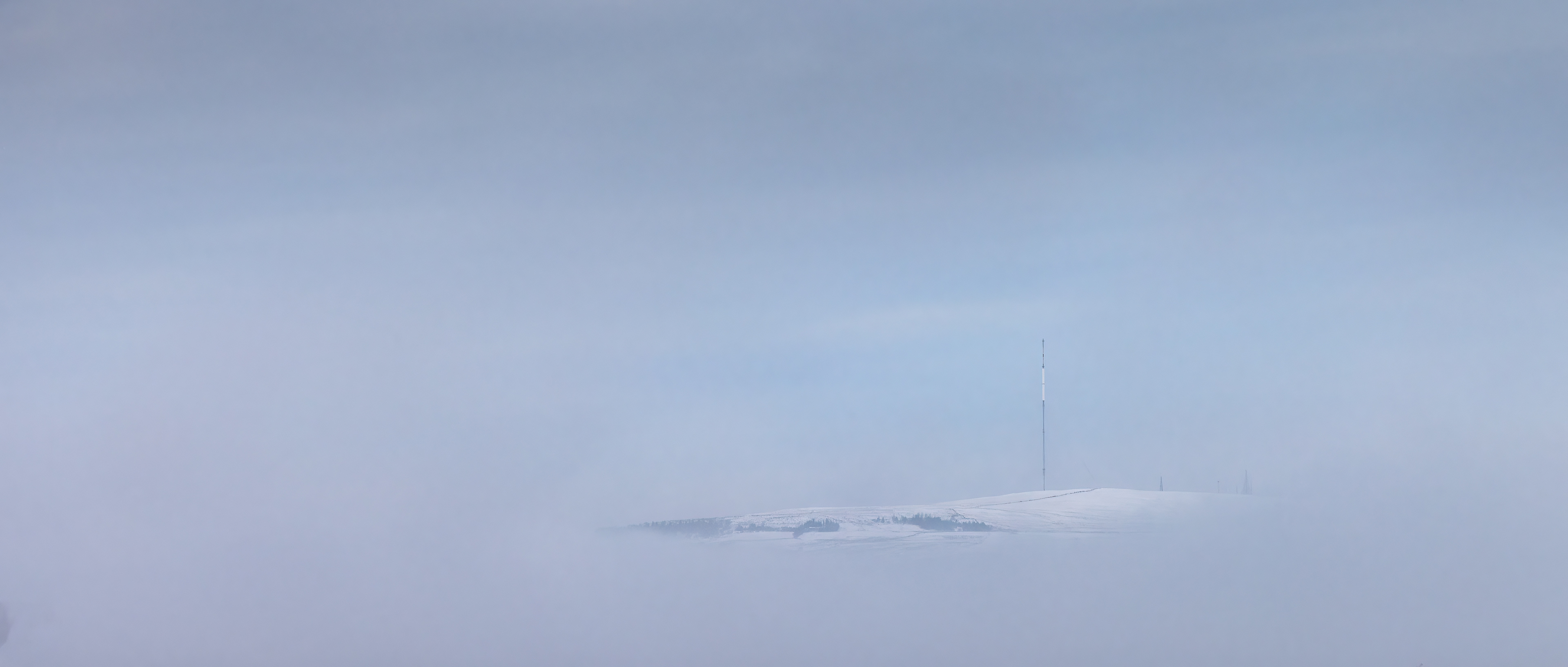 Winter Hill In The Mist - Jan 2025