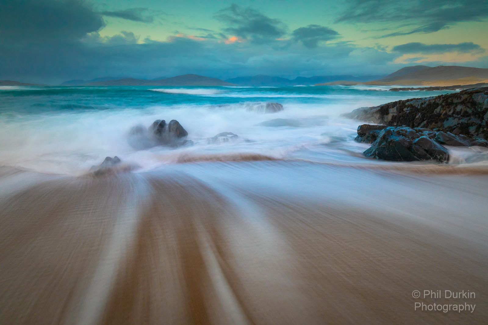  Receding Atlantic - Bagh Steinigidh Beach, Isle of Harris