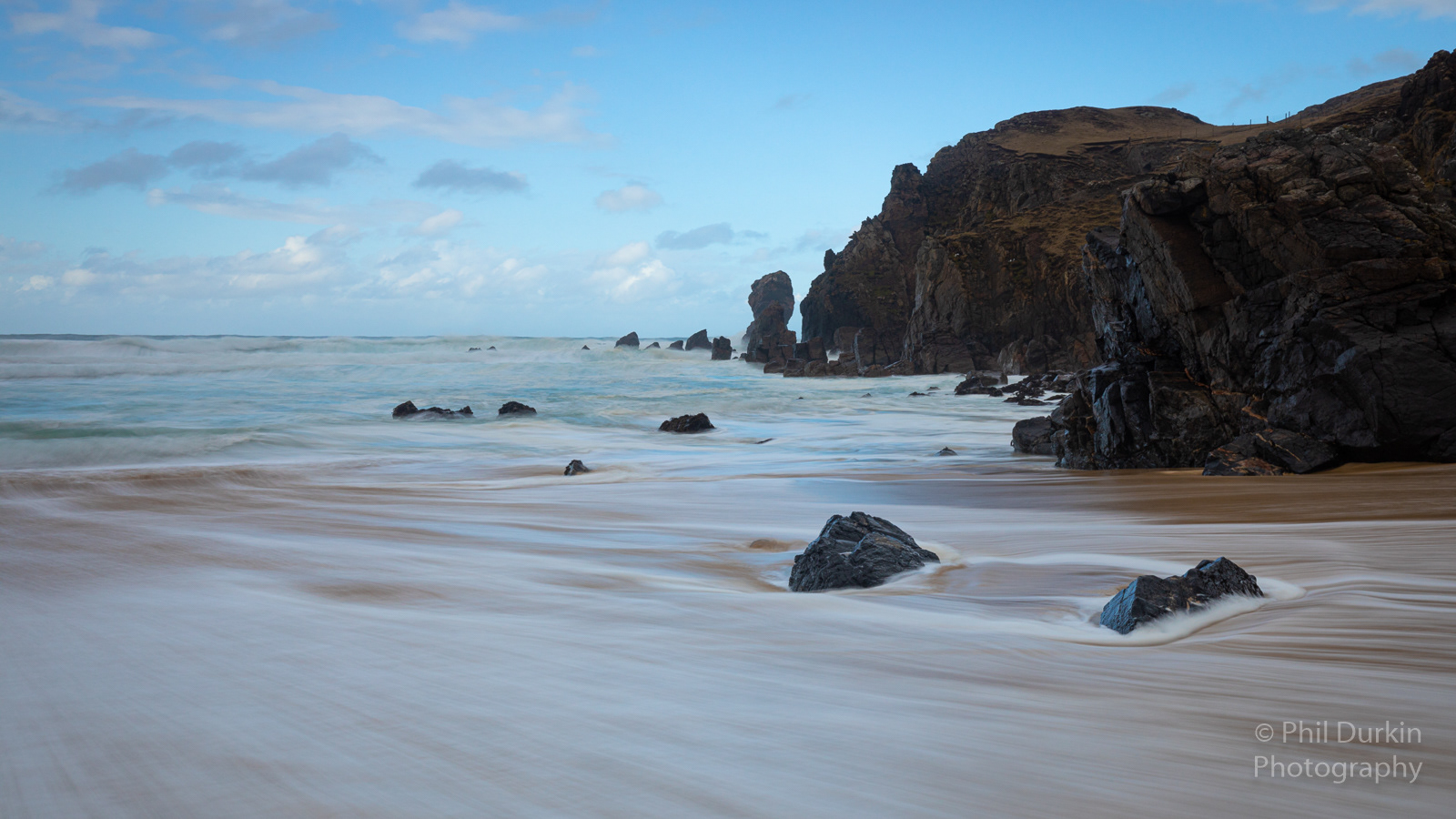 Last Light At Dalmore Beach Isle of Lewis
