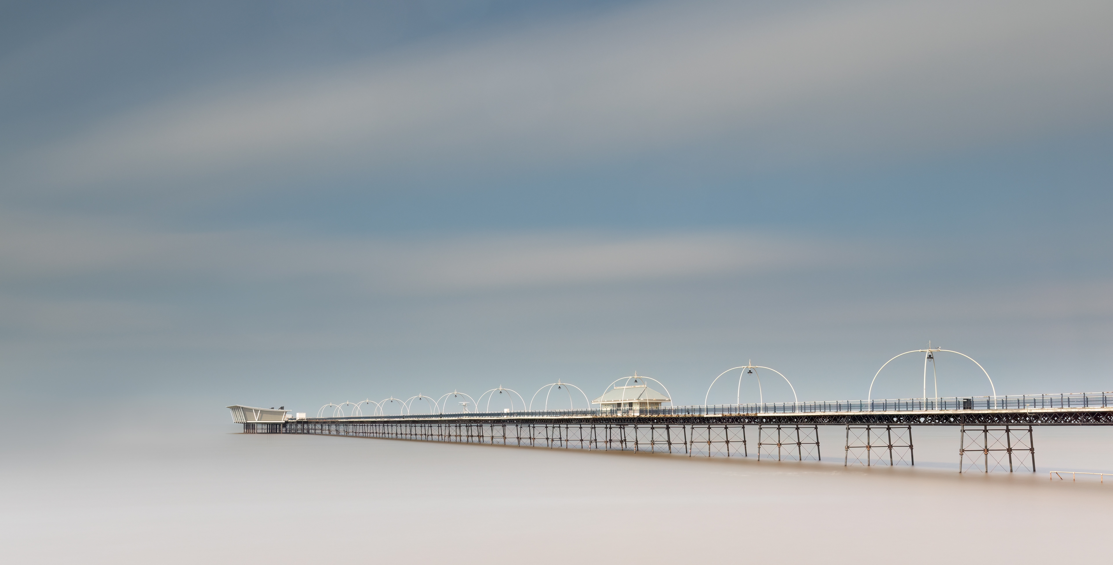 Southport Pier At High Tide - Fine Art Edition