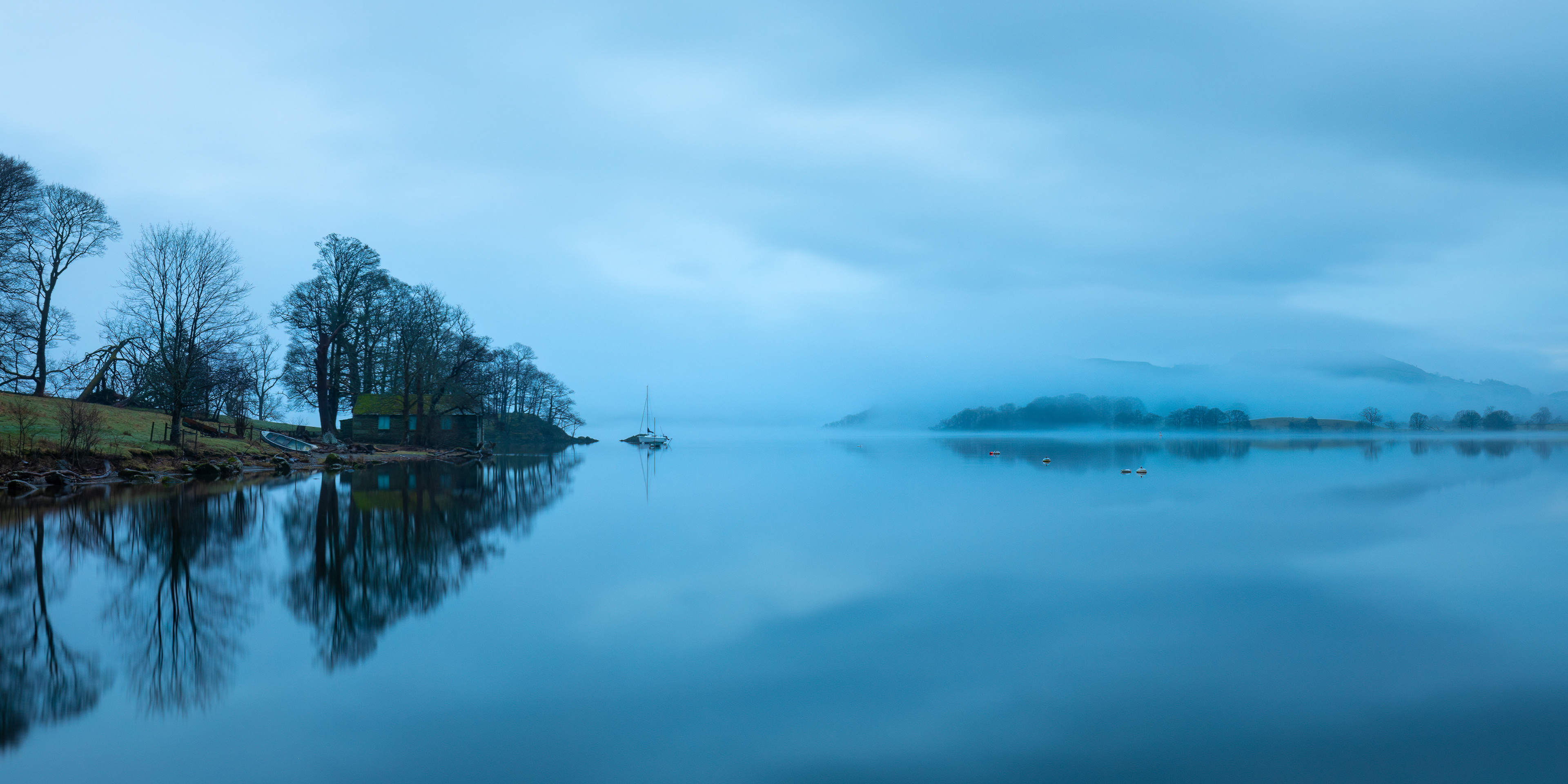 Windermere From Waterhead 7:00AM 18 Feb 2024