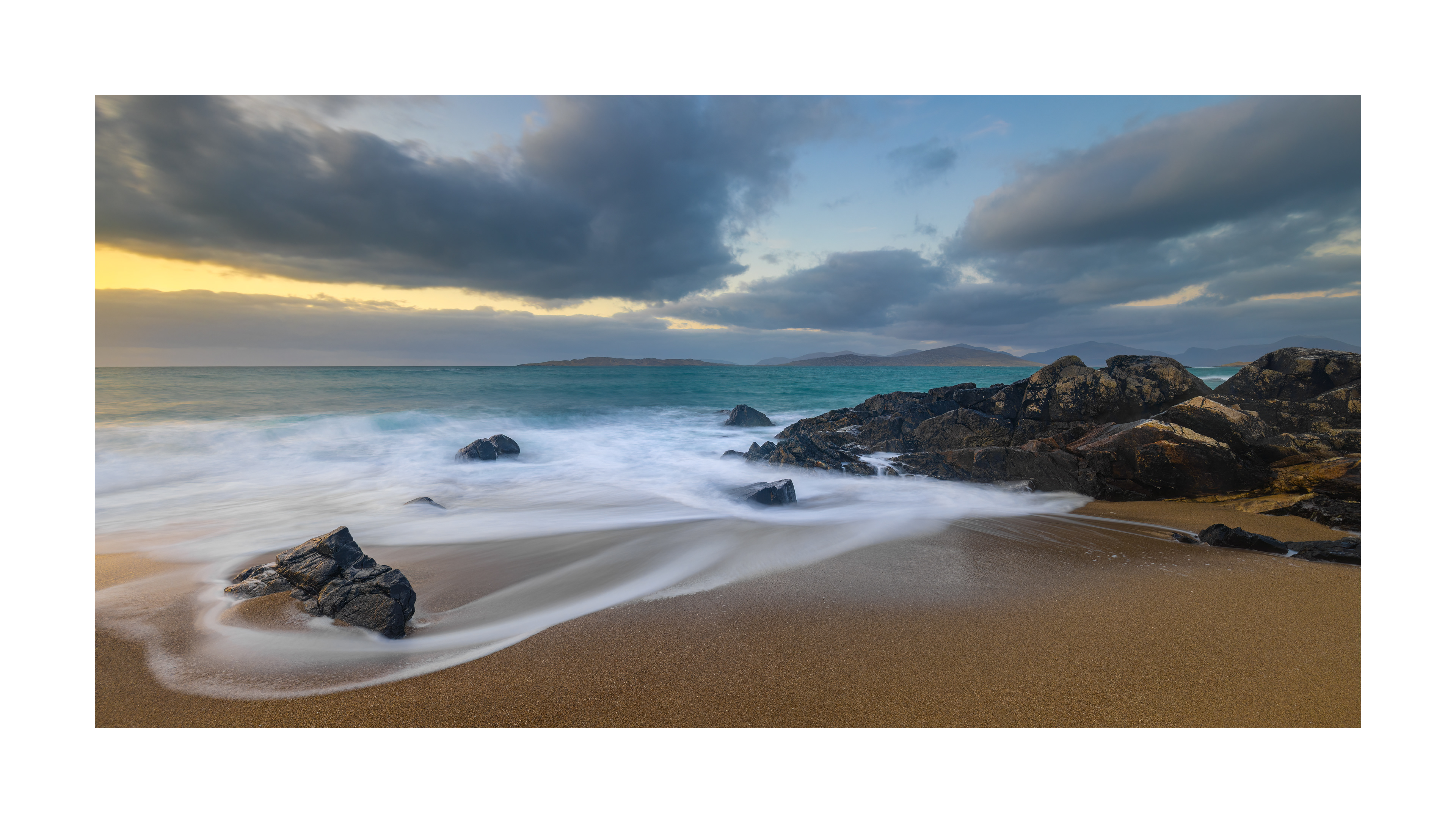 Fading Light At The Small Beach