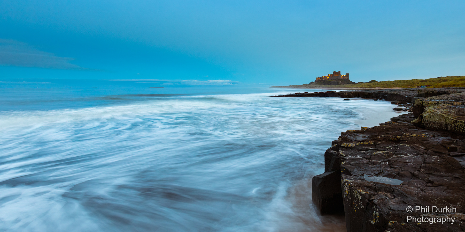 Bamburgh At Dusk