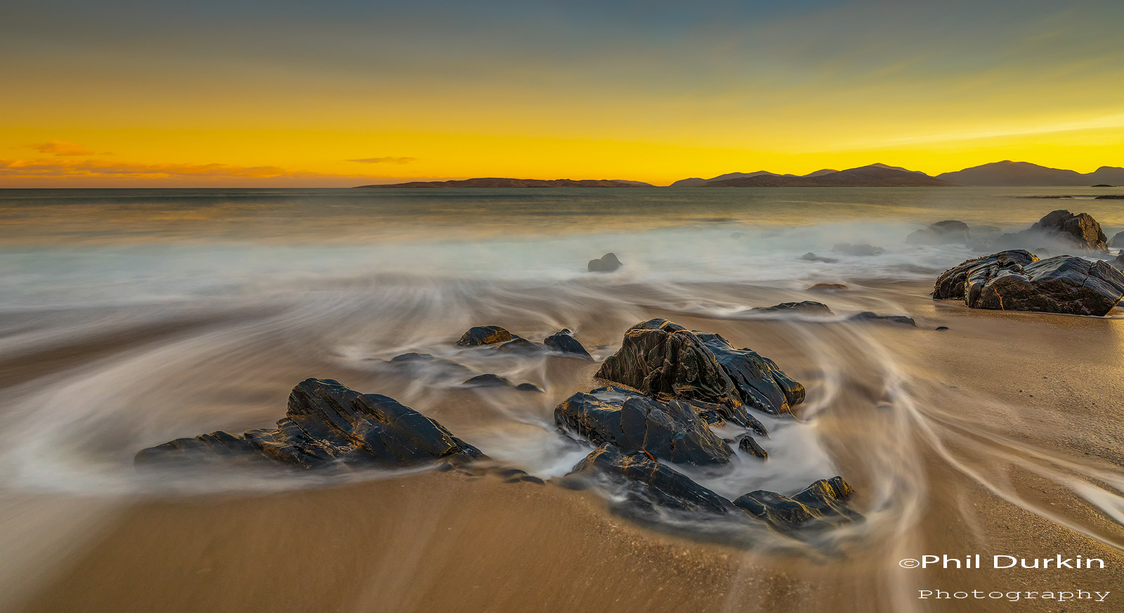 The Small beach isle Of harris Outer hebrides scotland