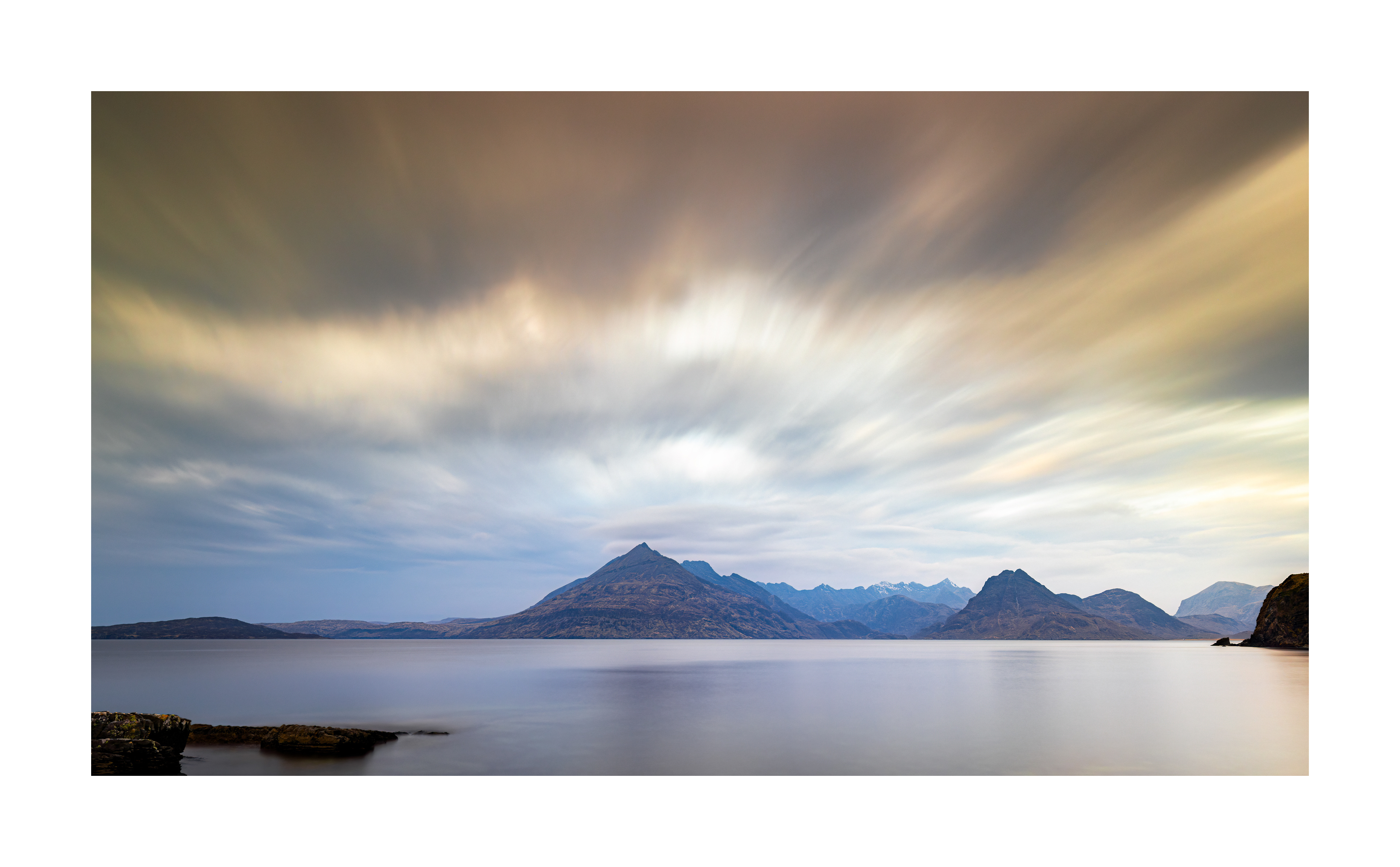 Cloudscape Over The Cuillins Mountains