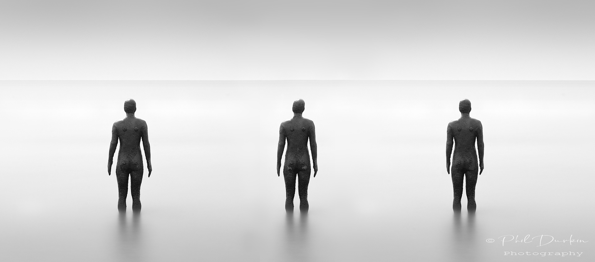 Two's Company - Antony Gormley Statues
