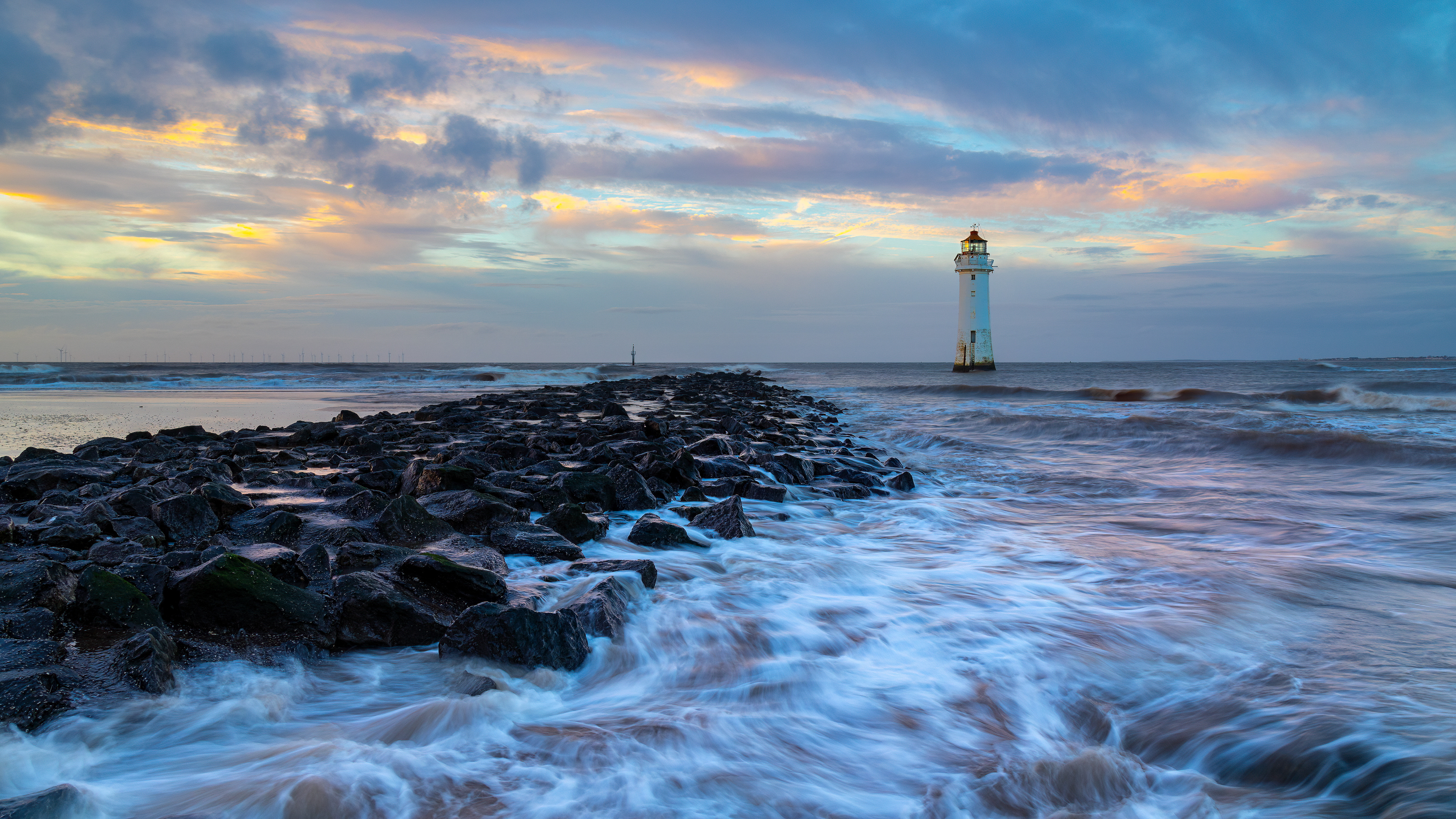 Dusk At Perch Rock Lighthouse