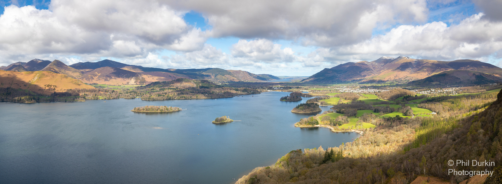 Derwentwater From Walla Crag - The Lakes