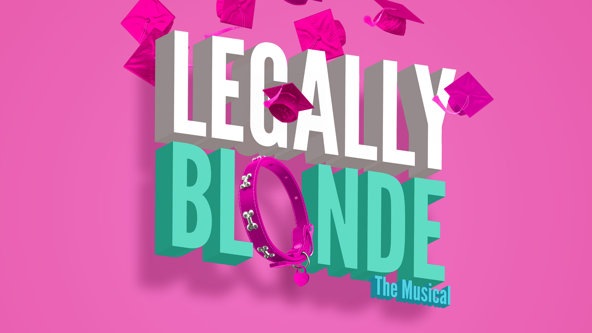 Legally Blonde the Musical poster title treatment
