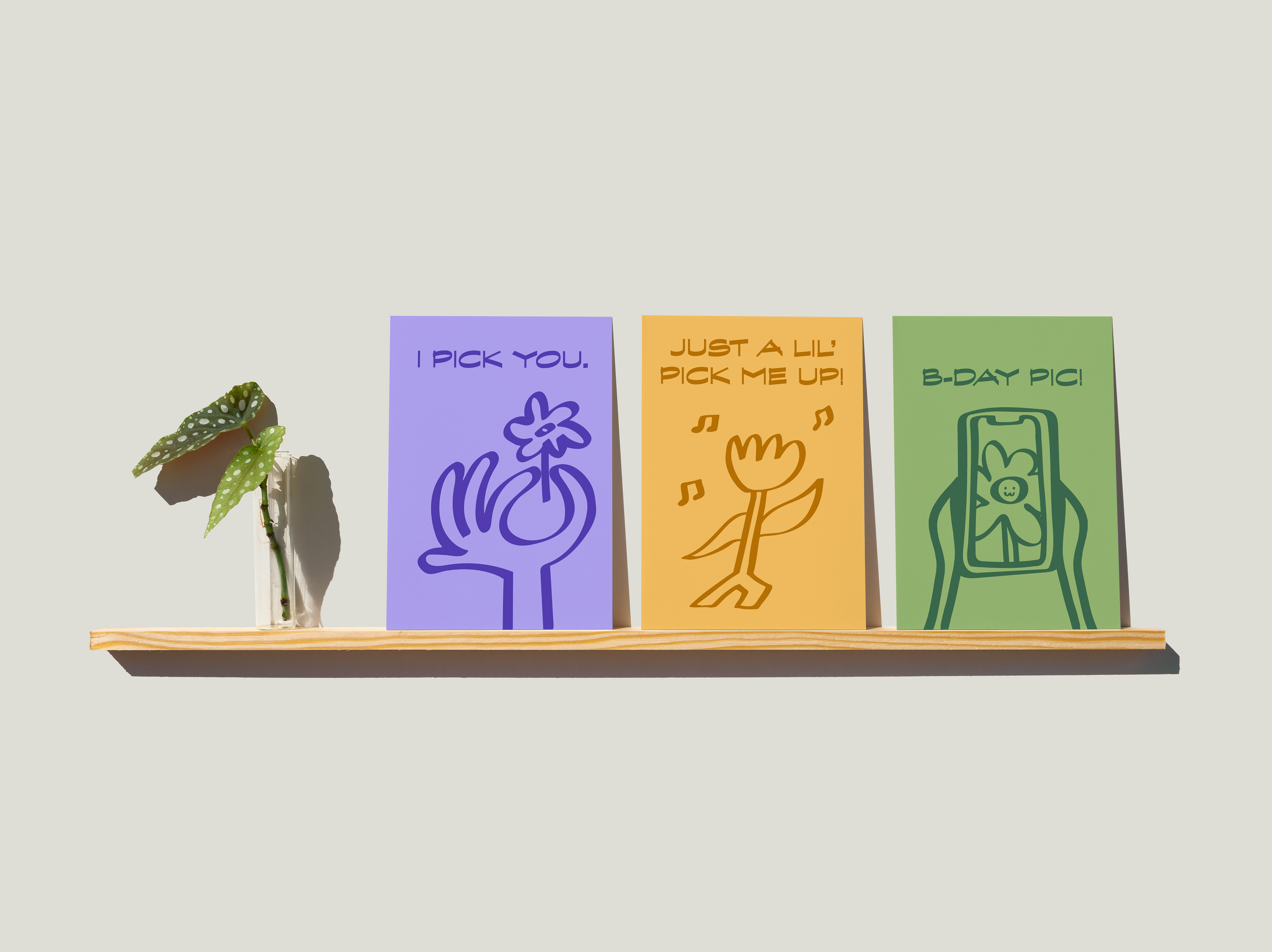 Picked Greeting Cards