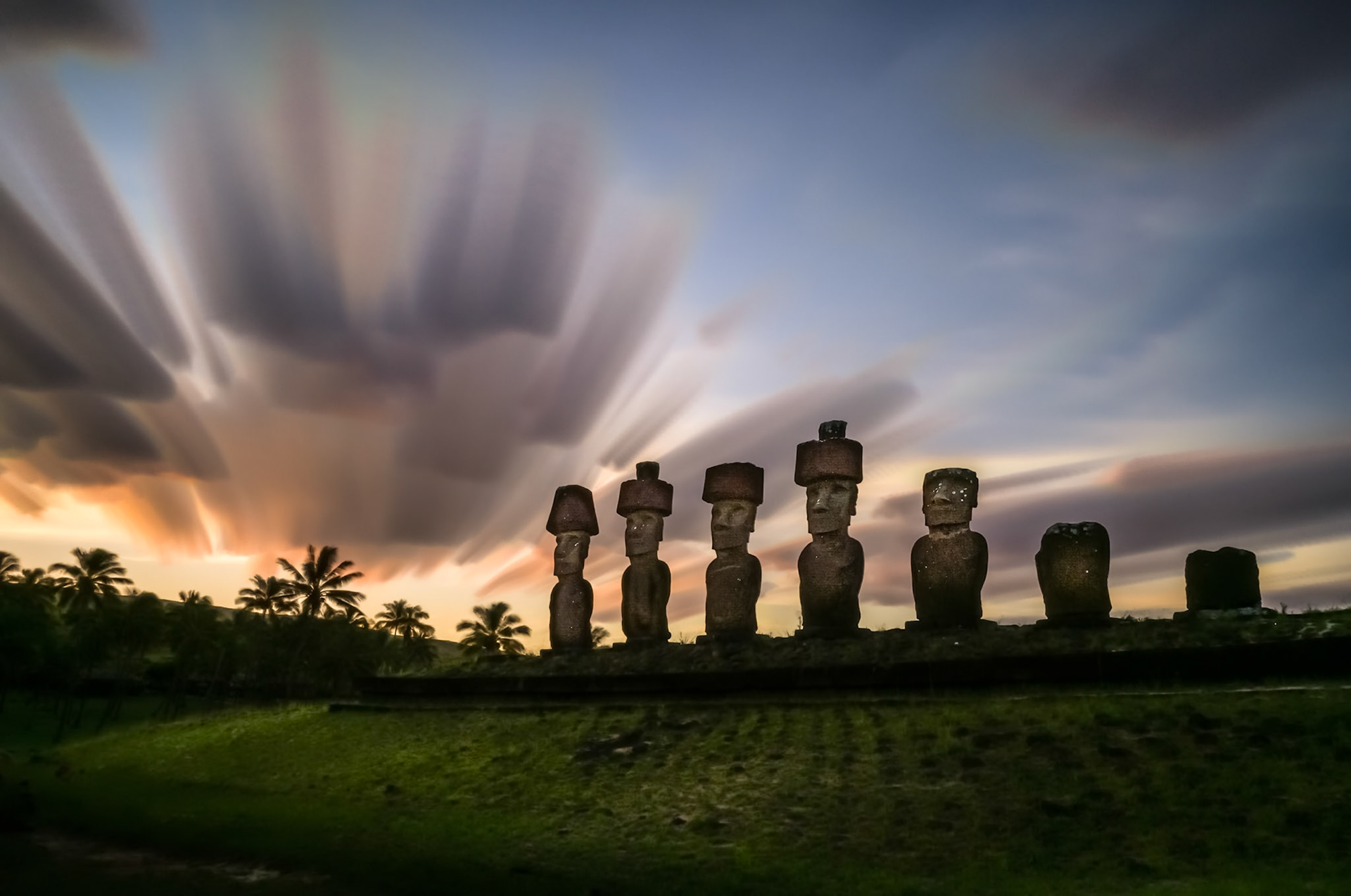 The majestic Moai of Rapa Nui