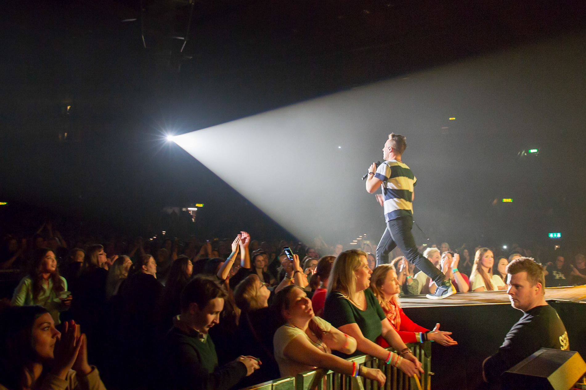 Stockholm, Sweden,  13.03.2014: The Exchange performing in Stockholm