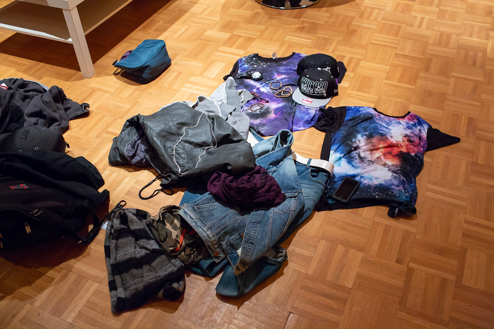 Trondheim, Norway, 10.03.2014: Dressingroom of The Exchange in Spektrum Trondheim