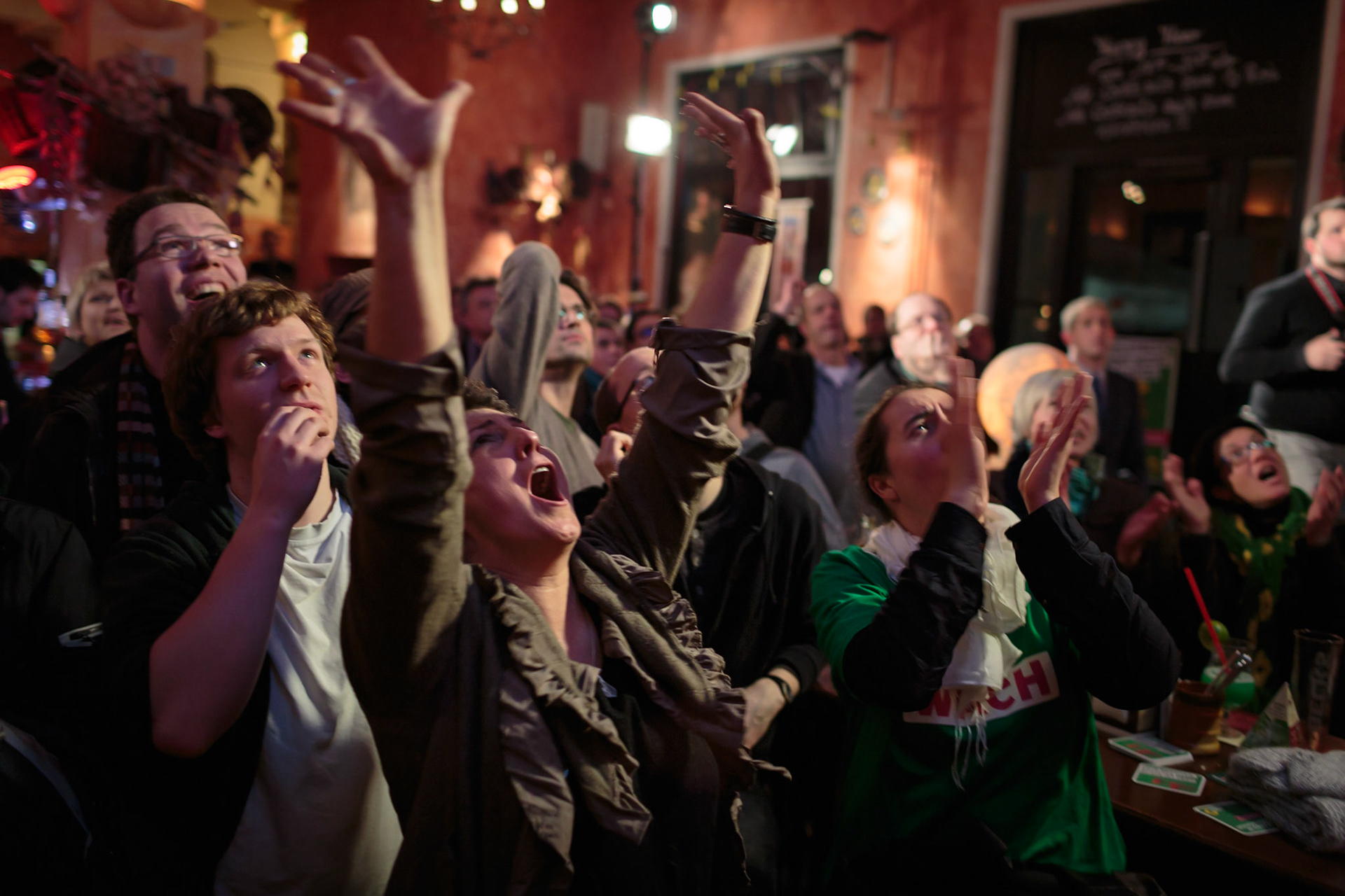 Hannover, 20.01.2013: Wahlparty der Partei die Gruene/B'90