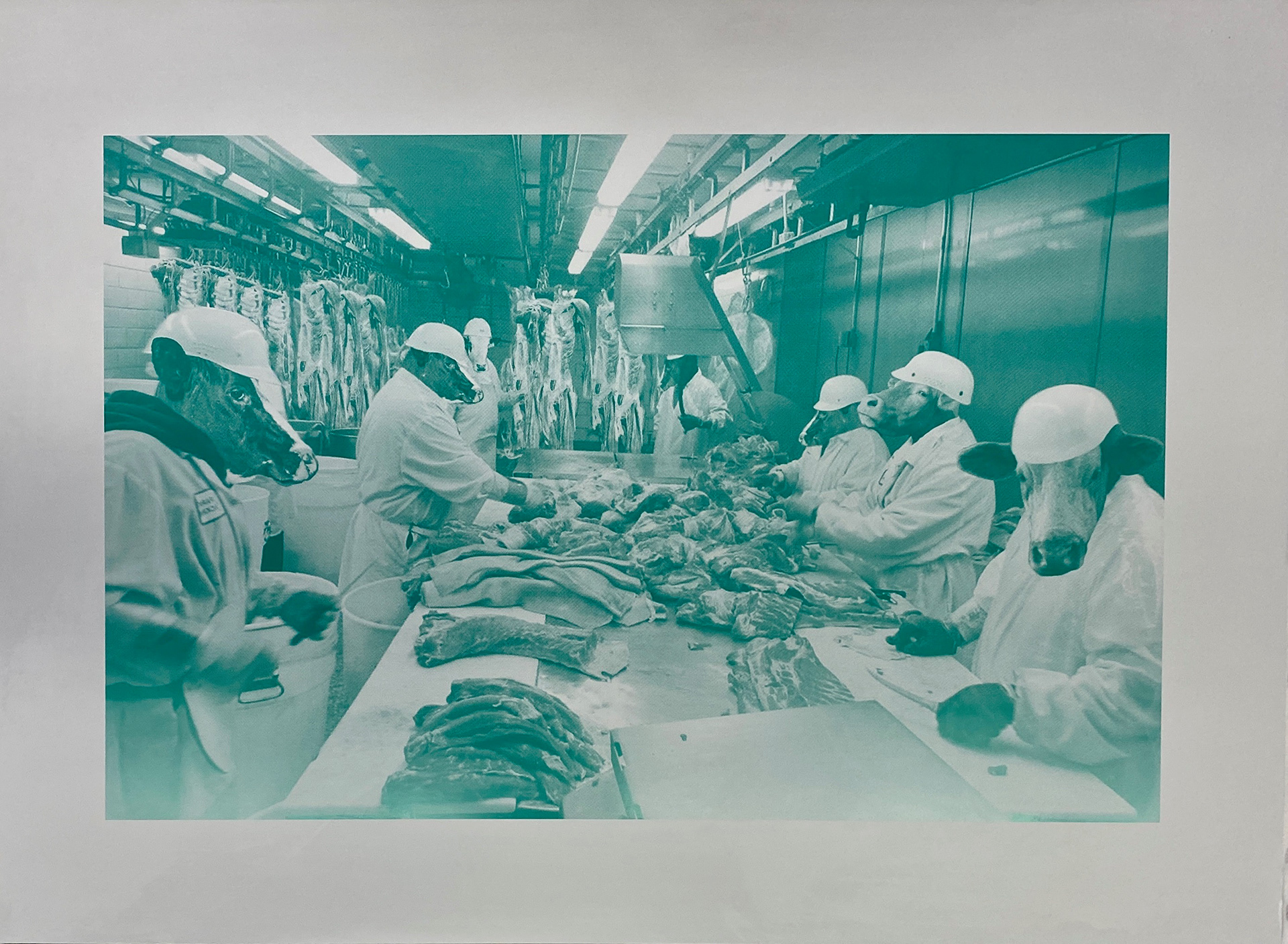 Image Exposed on Litho Plate, 14" x 22"