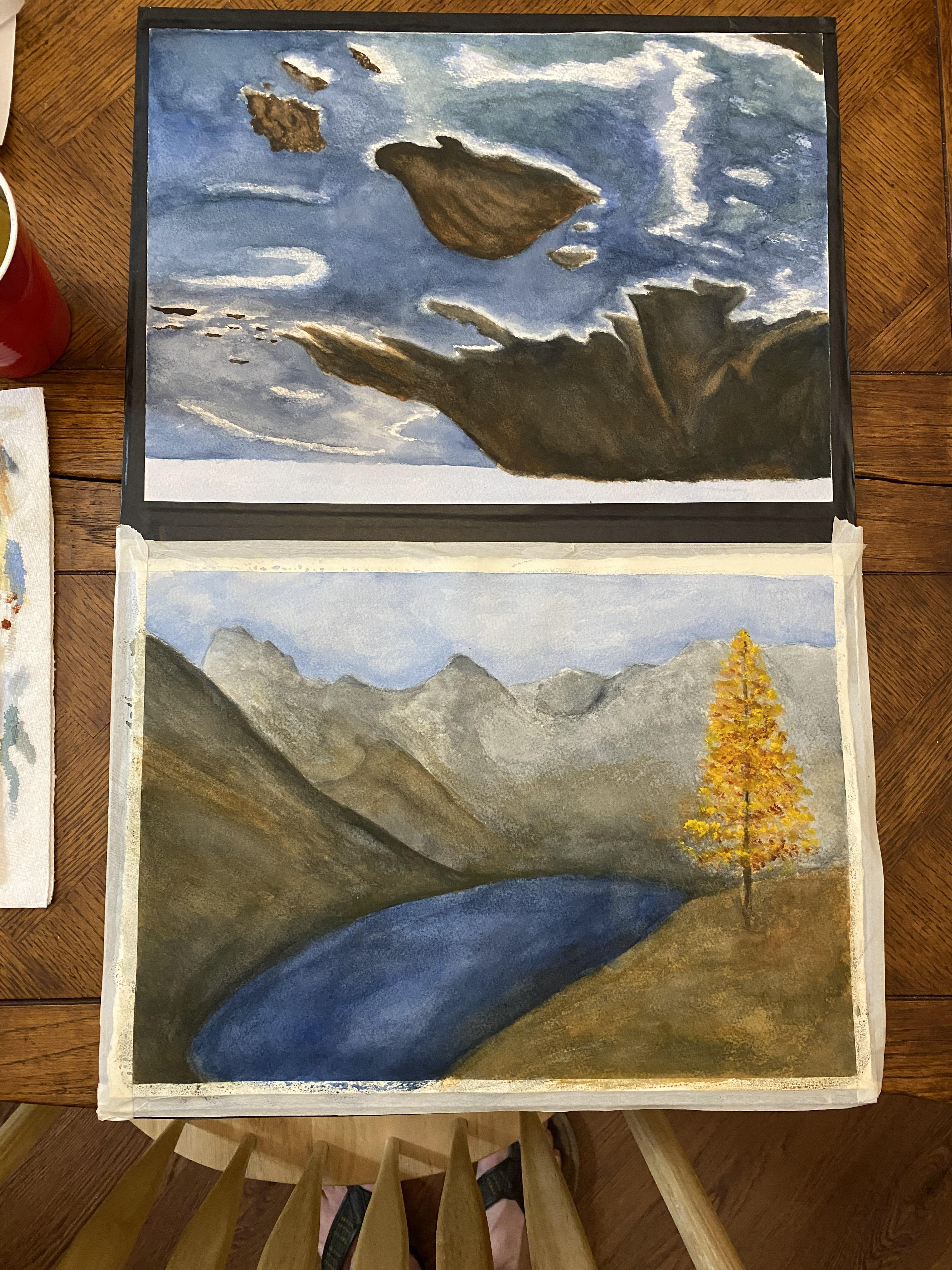 Watercolor landscapes