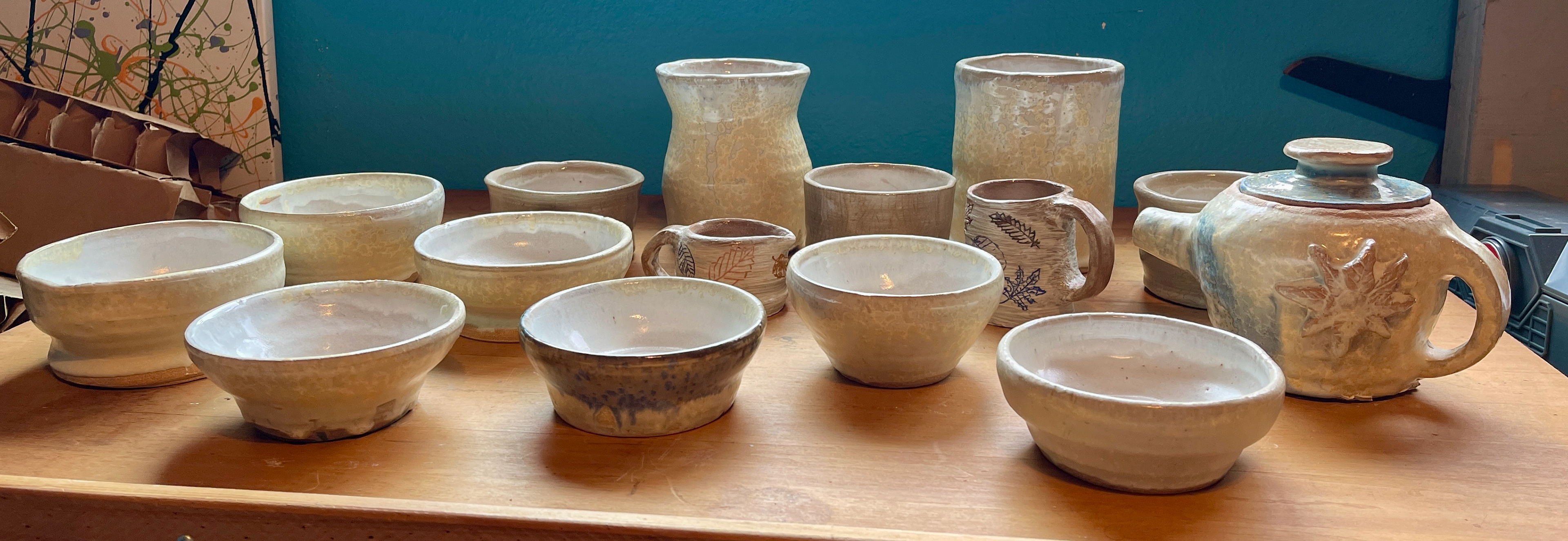 Misc. Wheel thrown pieces