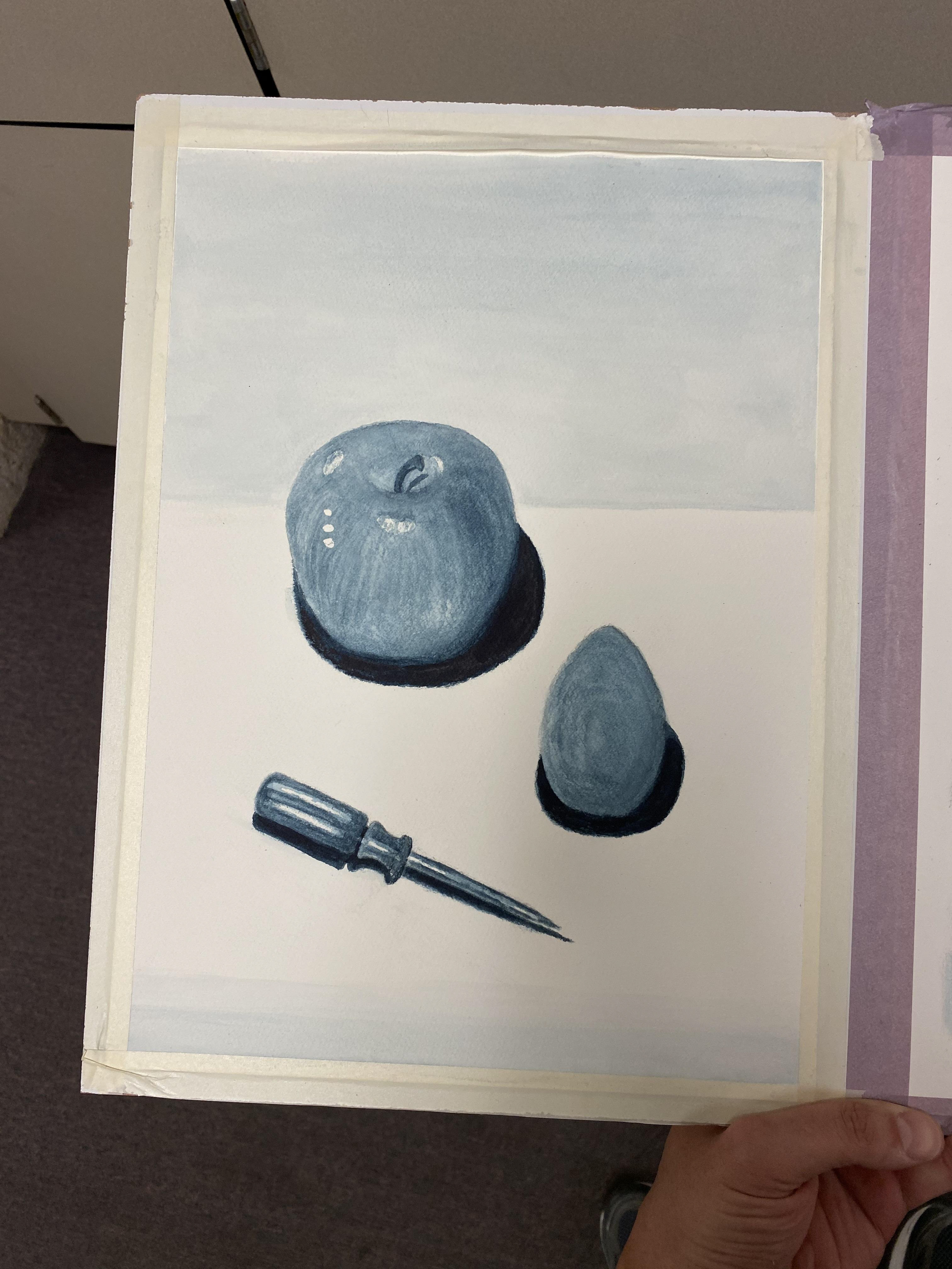 Monochromatic Watercolor