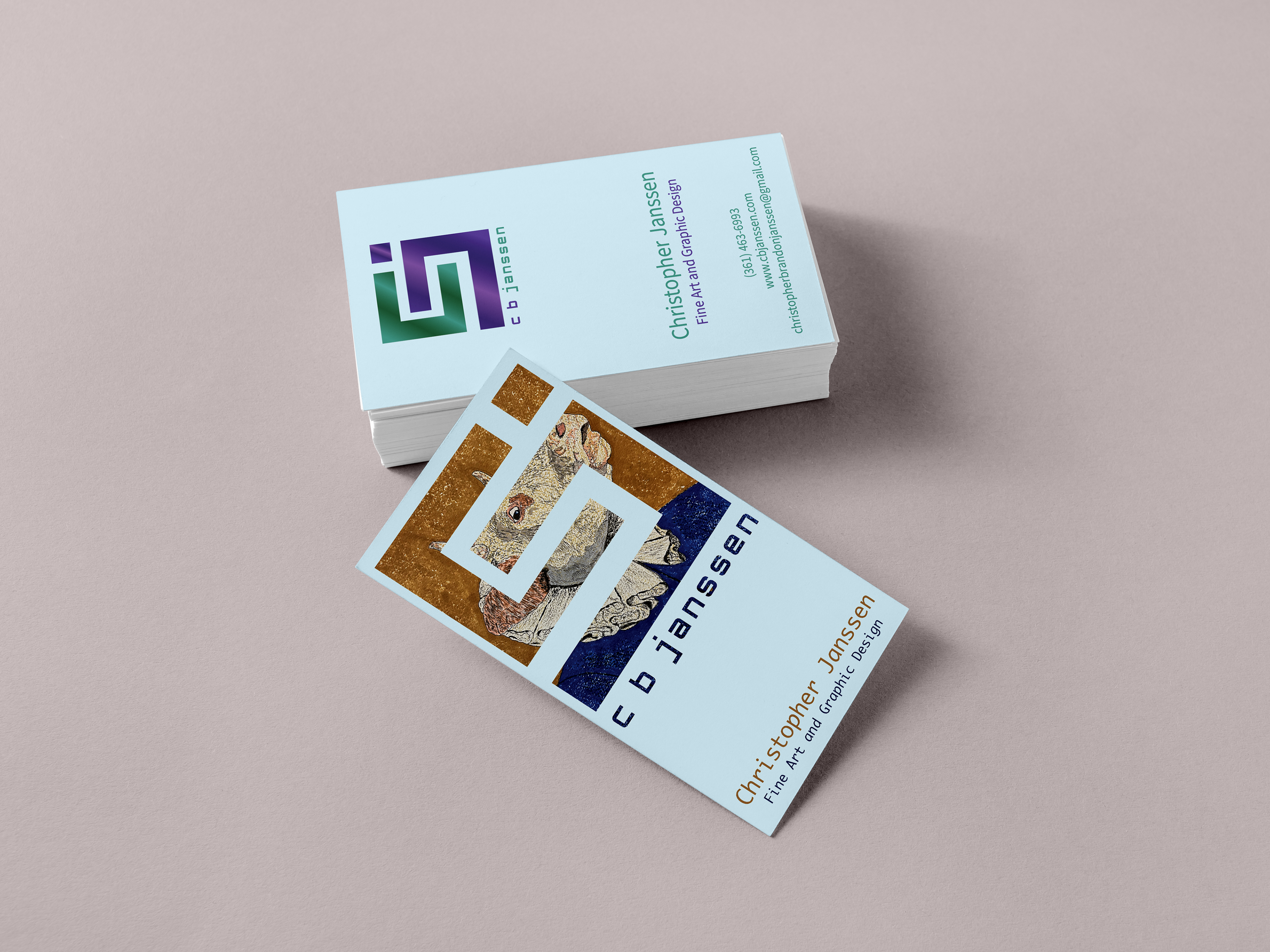 Business Cards, Vertical
