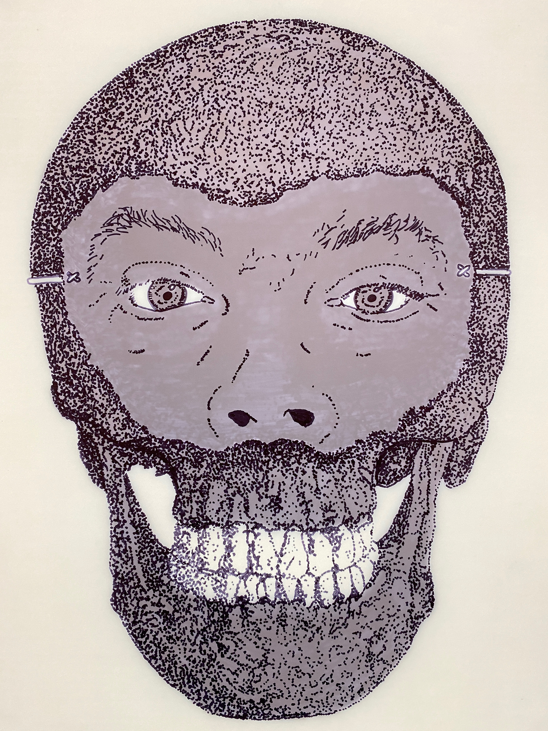 Plates Layered on Light Box