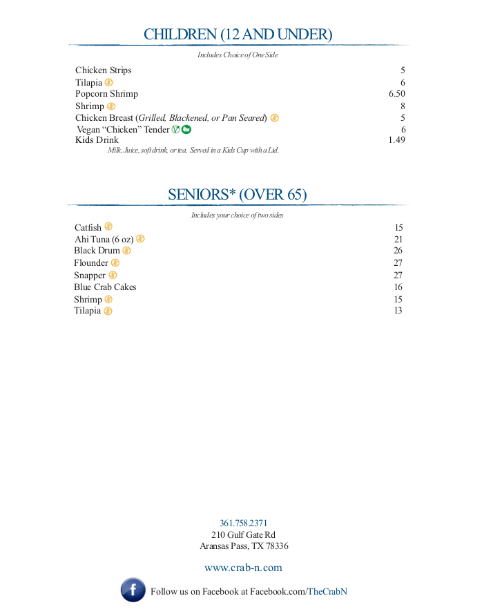Menu Page 6