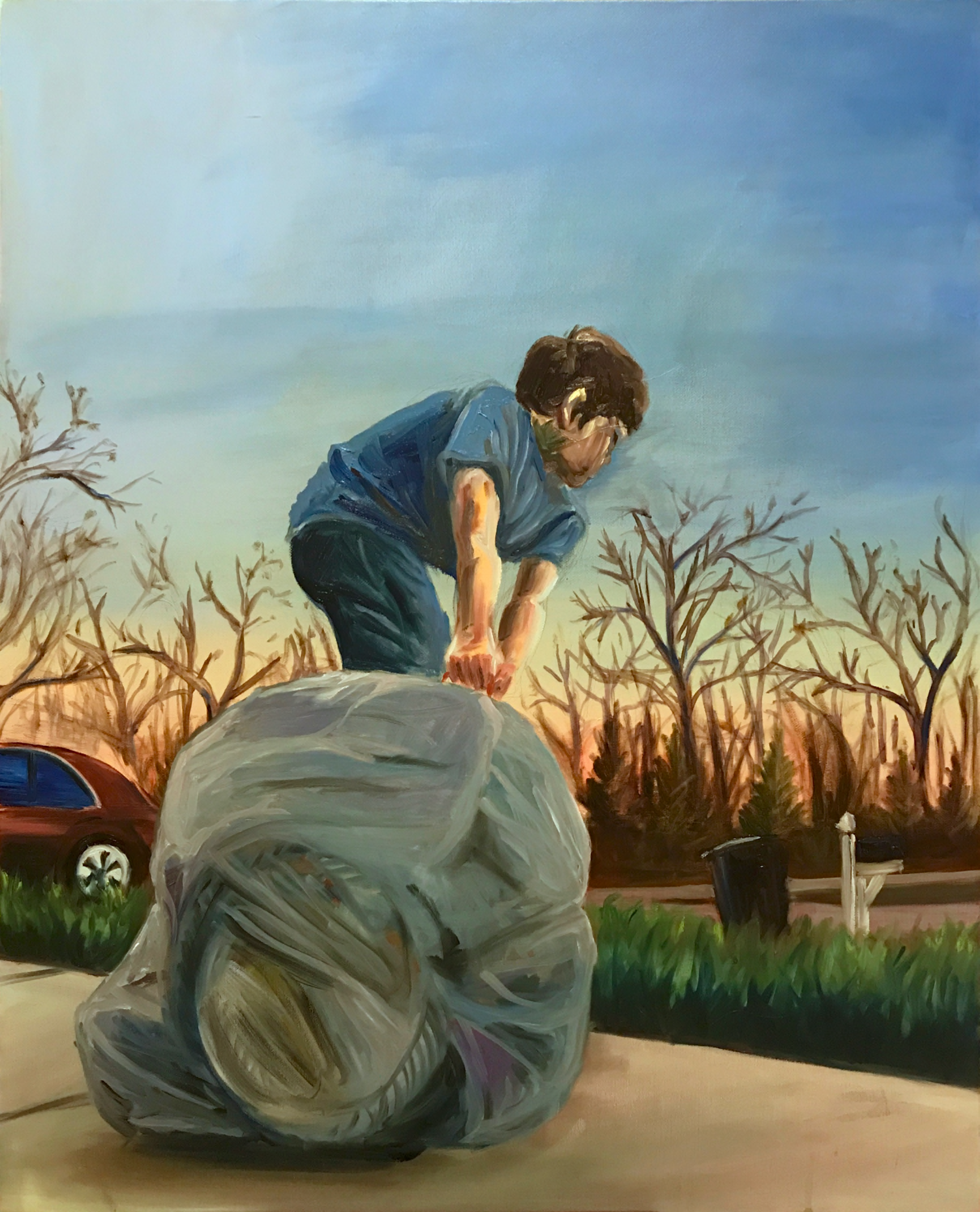 HAULING - 30x22