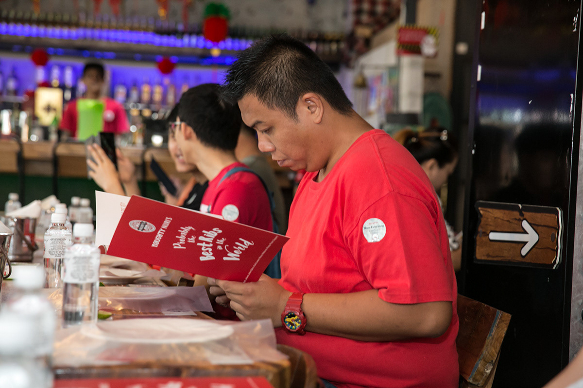 Reading the membership card holder