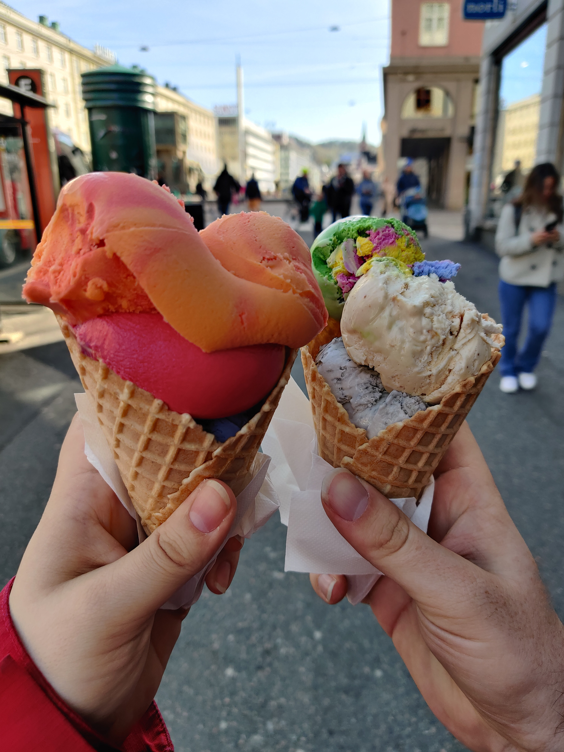 03.05. - Es war kalt, aber das Eis musste einfach sein :D