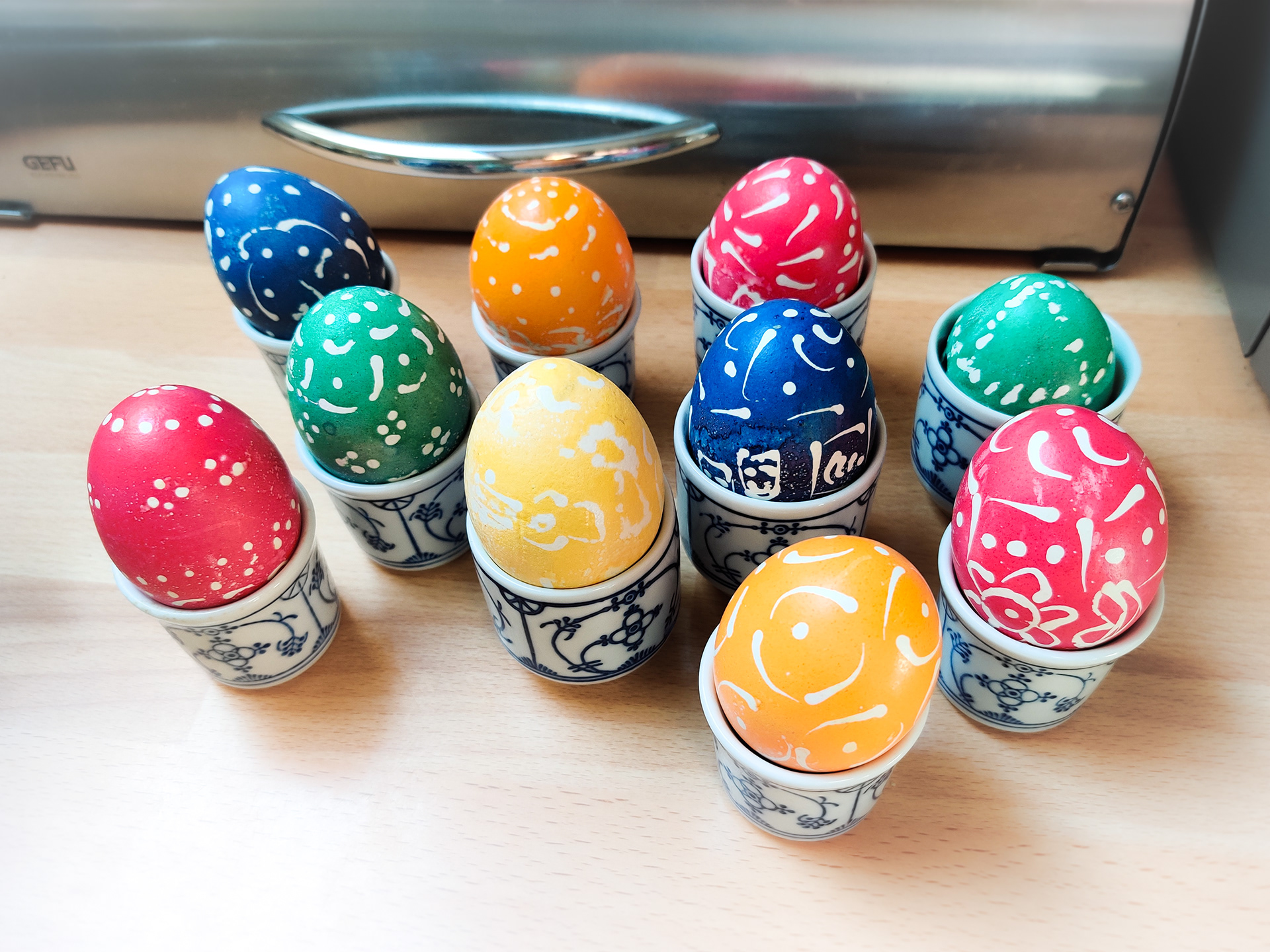 17.04. - Sorbische Eier made by Family!