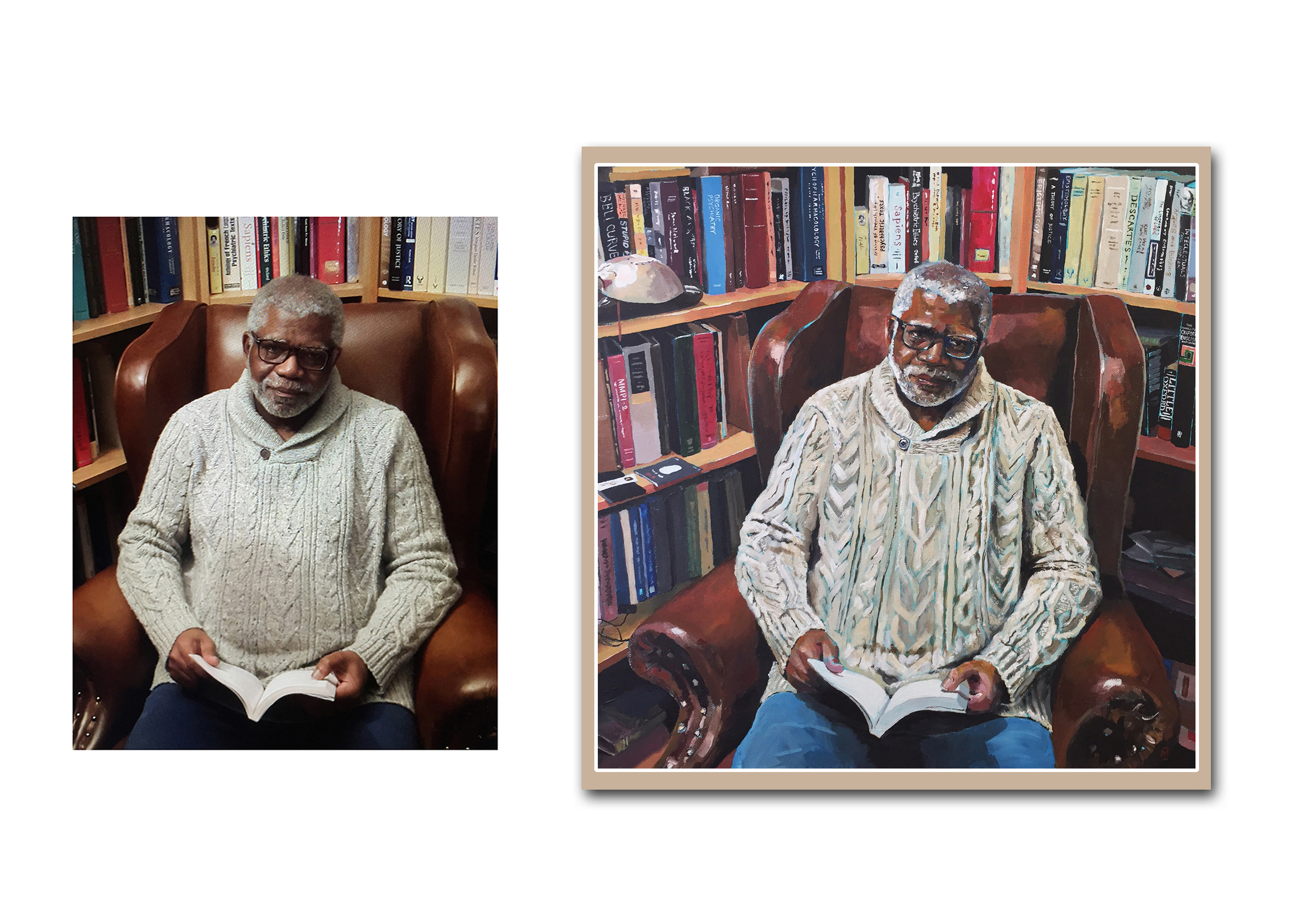 Dele in his study